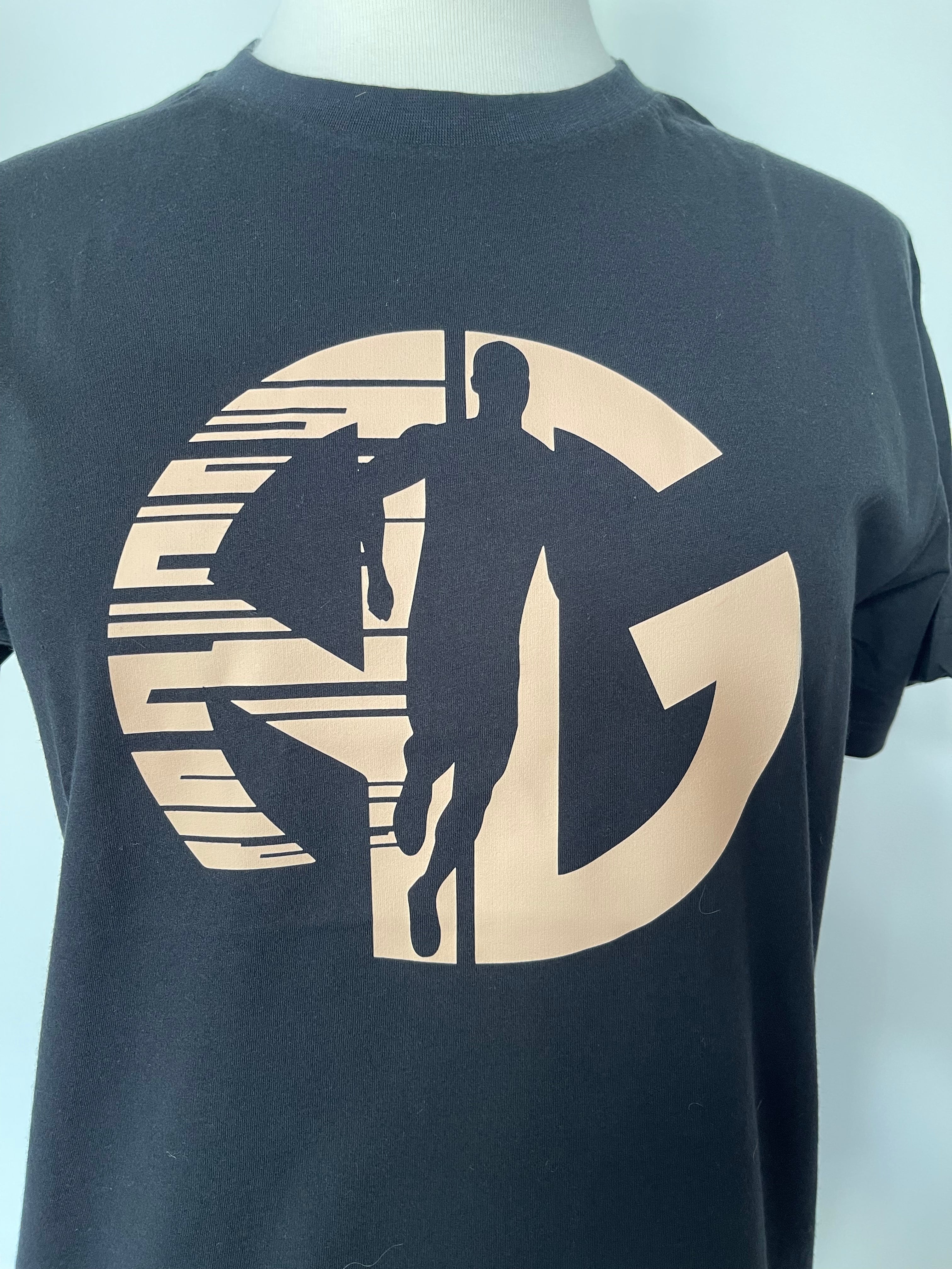 AG Running Unisex Cotton TeeBlackS2