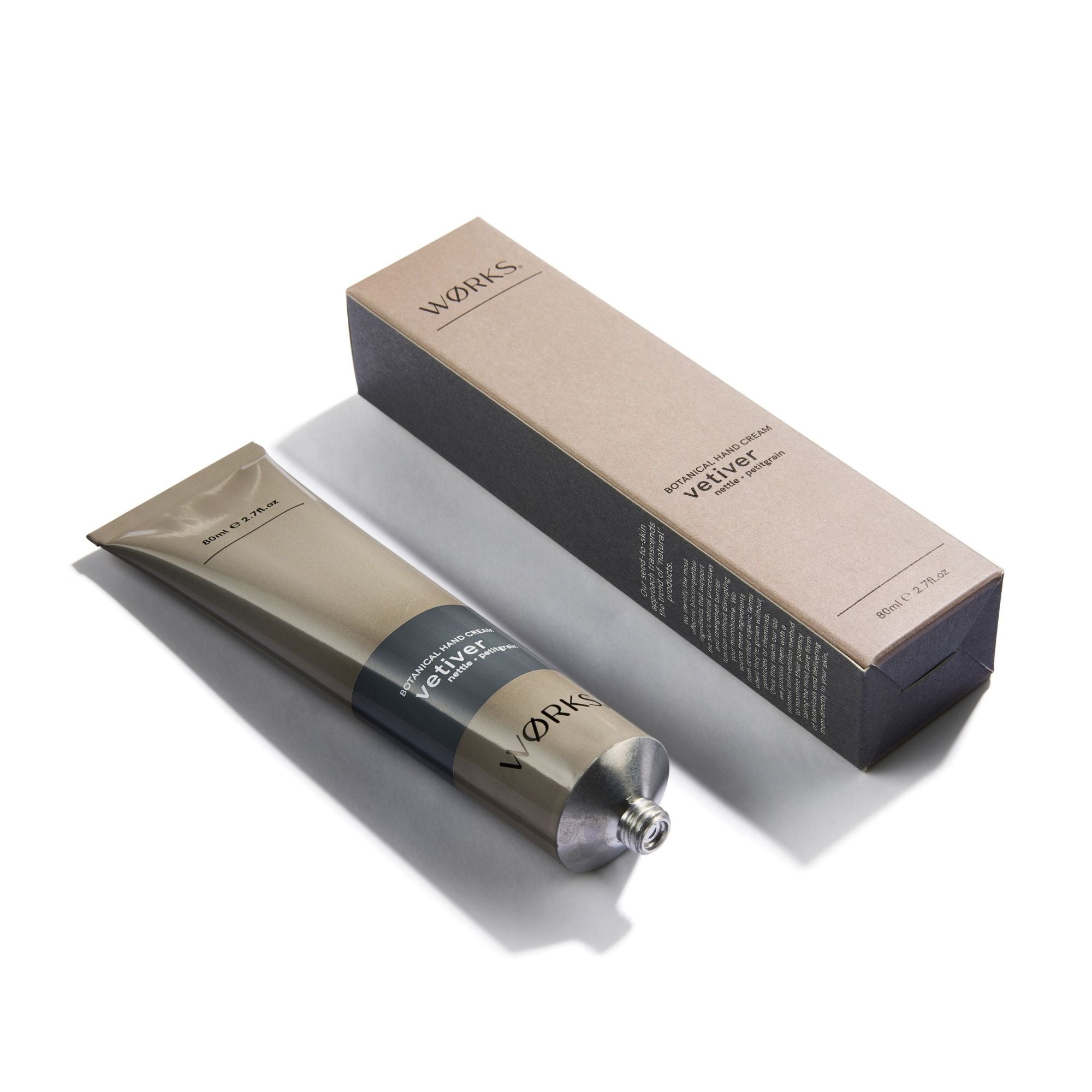 WORKS Hand Cream - Vetiver 80ml Tube