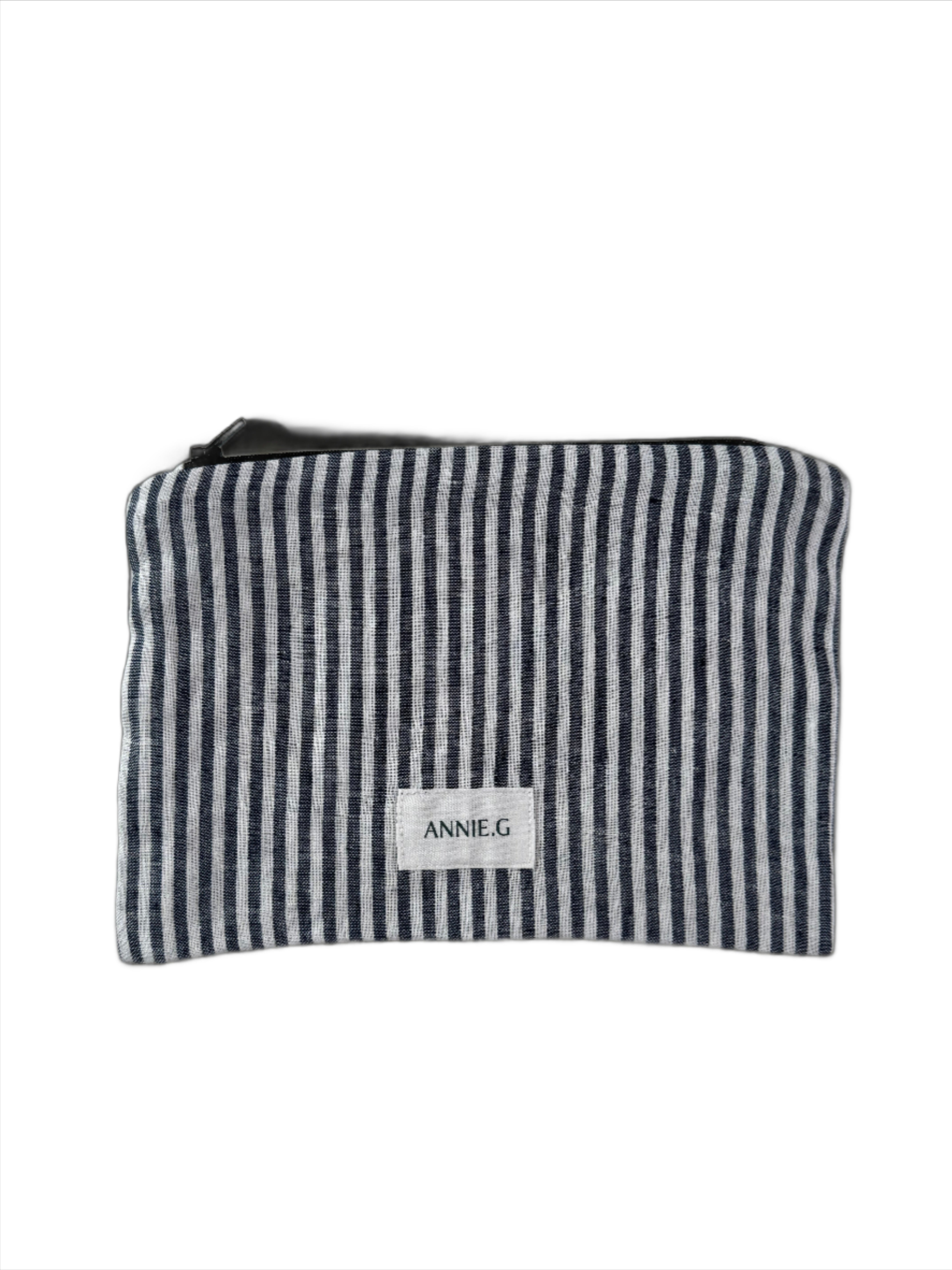 Zipper Pouch - Navy Stripe