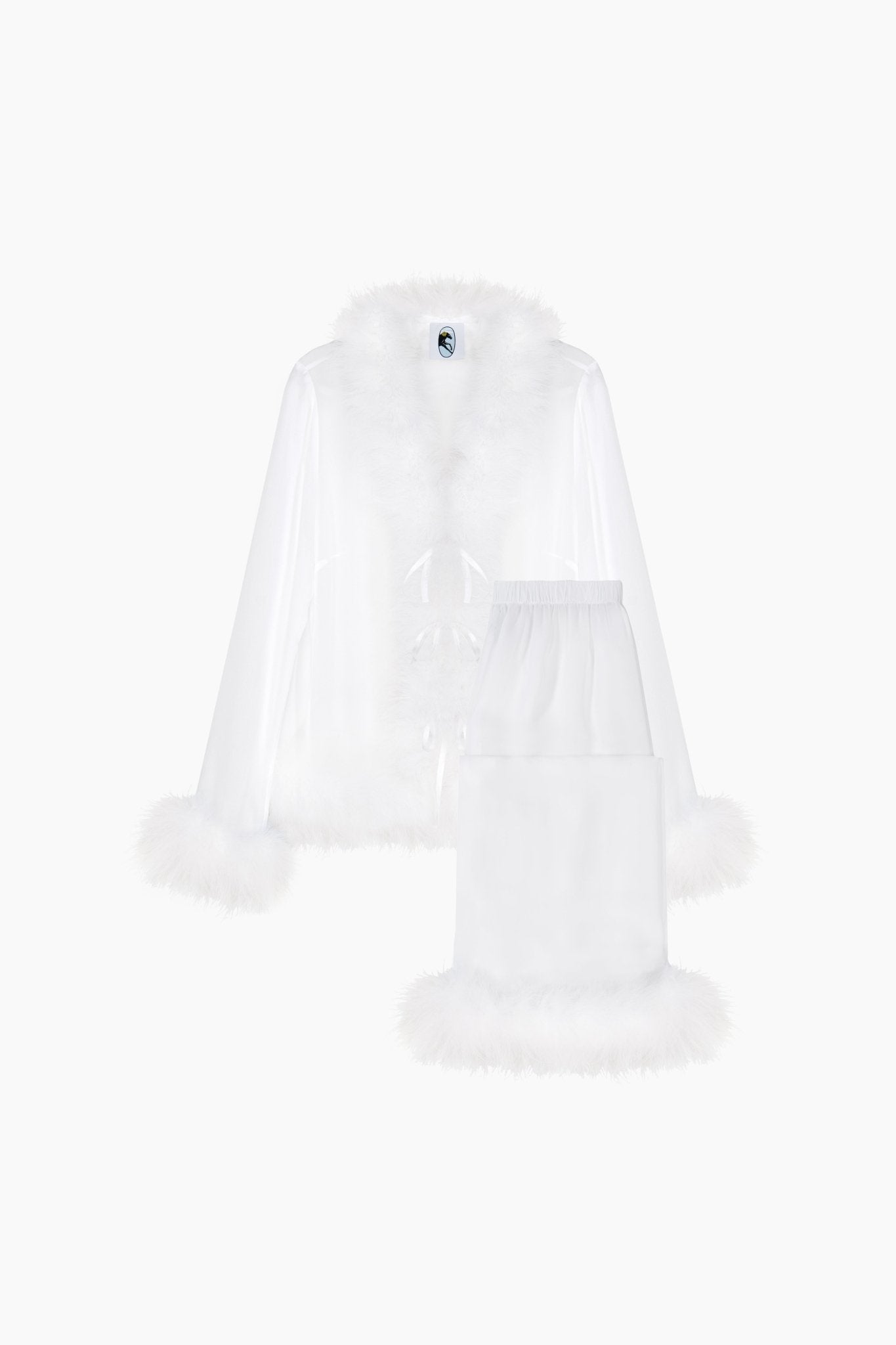 Afrodita Lounge Set in White - ANNIE.G