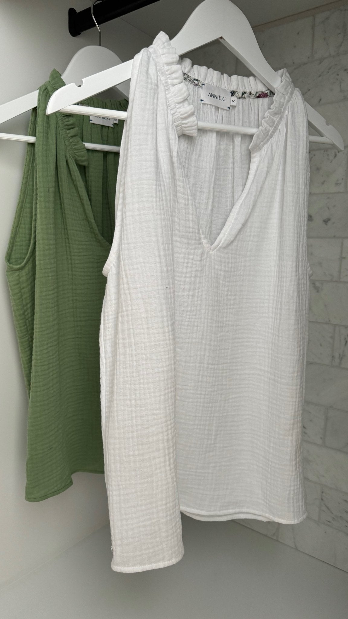 Alice Cotton Gauze Tank - ANNIE.G