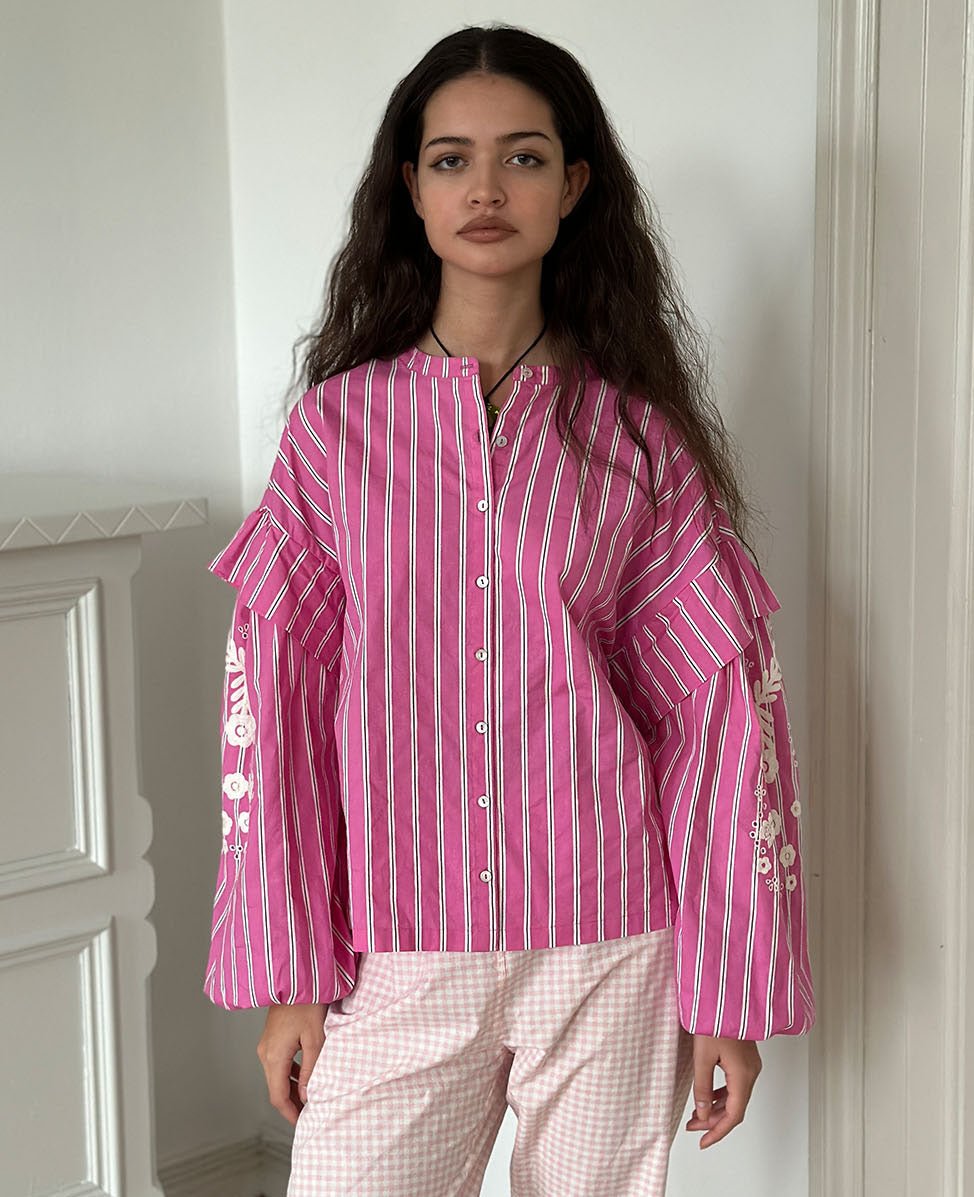 Augustine Shirt - Cyclamen - ANNIE.G