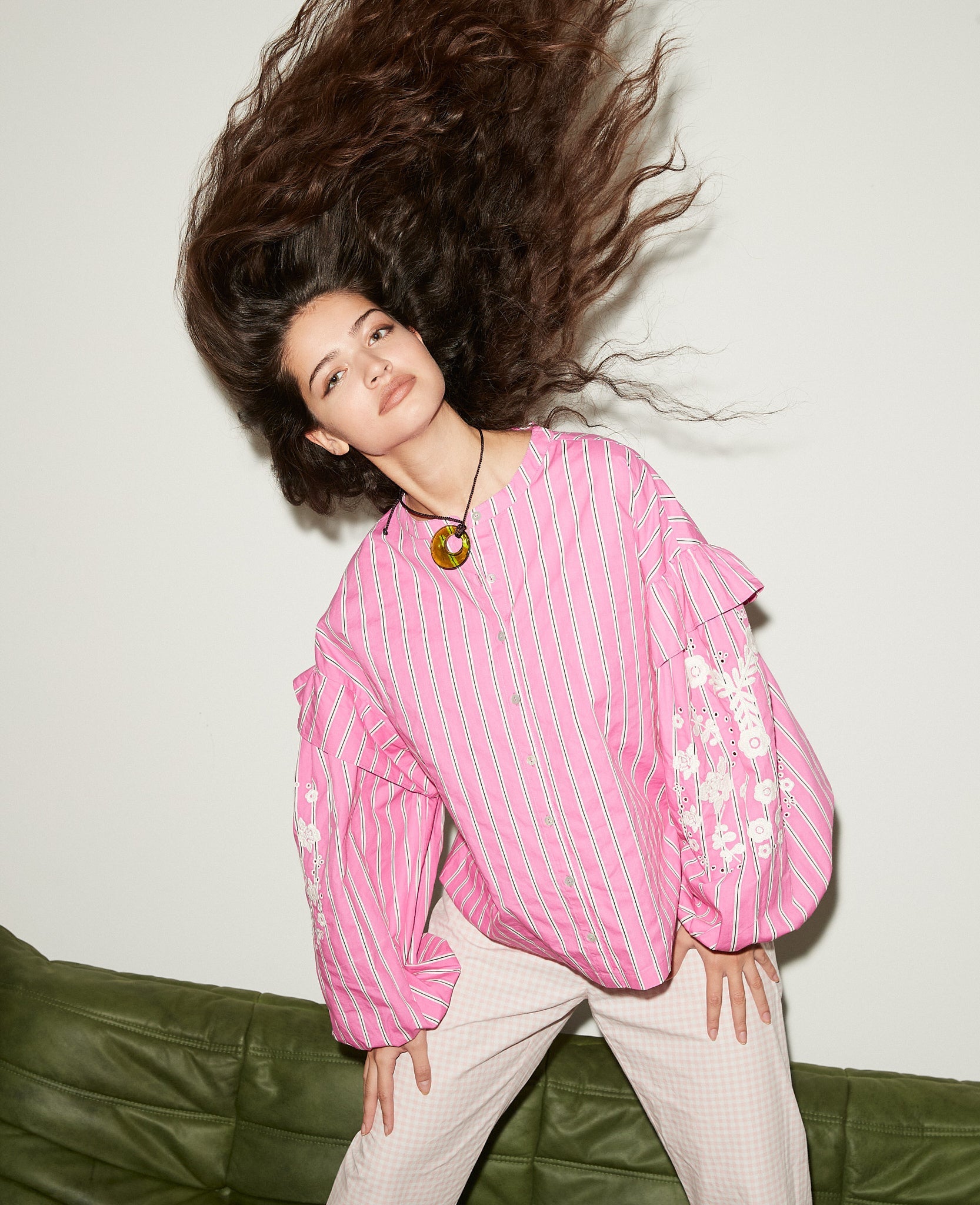 Augustine Shirt - Cyclamen - ANNIE.G