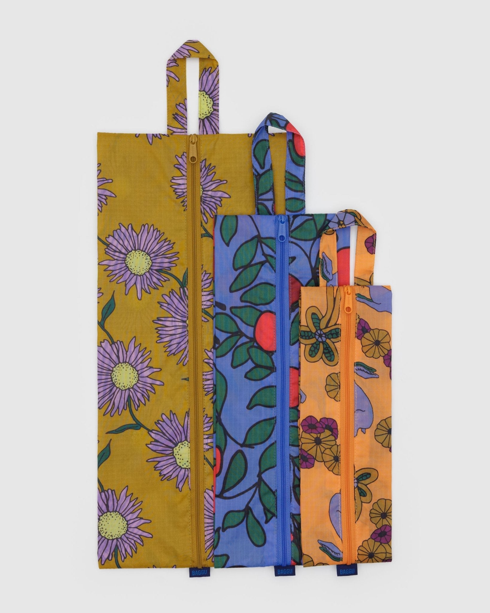 Baggu 3D Zip SetNight Orchard3