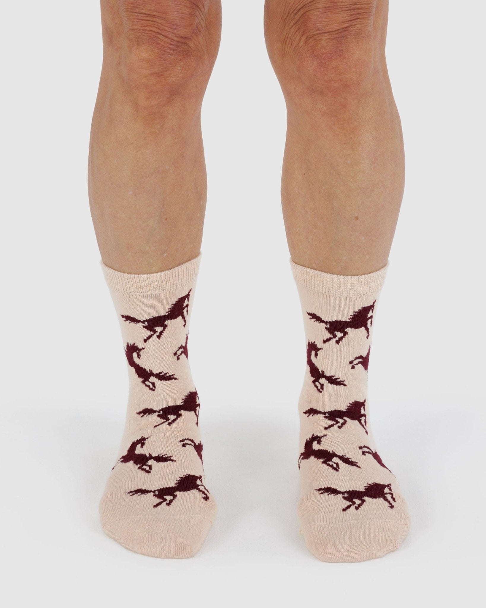 Baggu Crew SocksHorses3