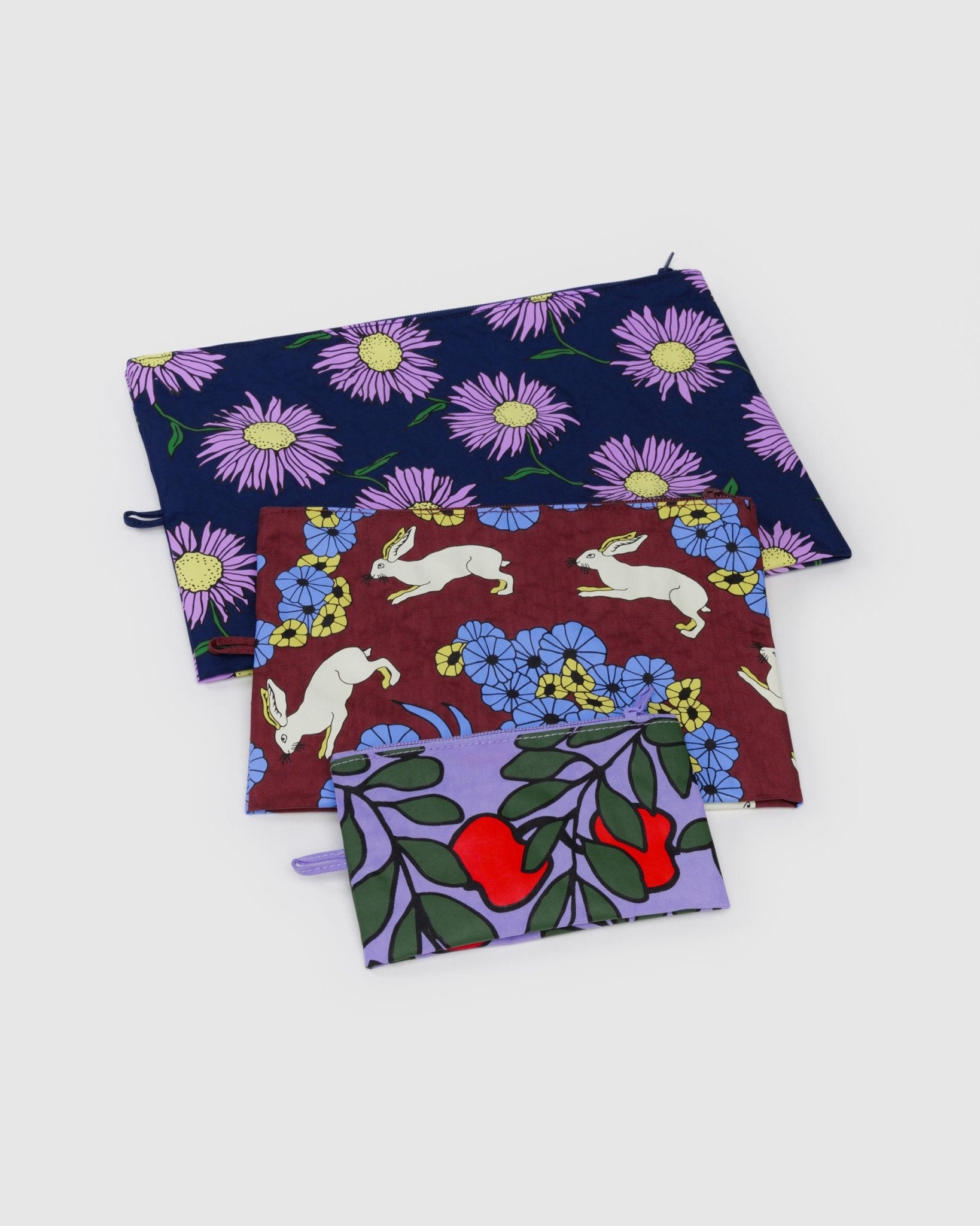 Baggu Go Pouch SetNight Orchard6