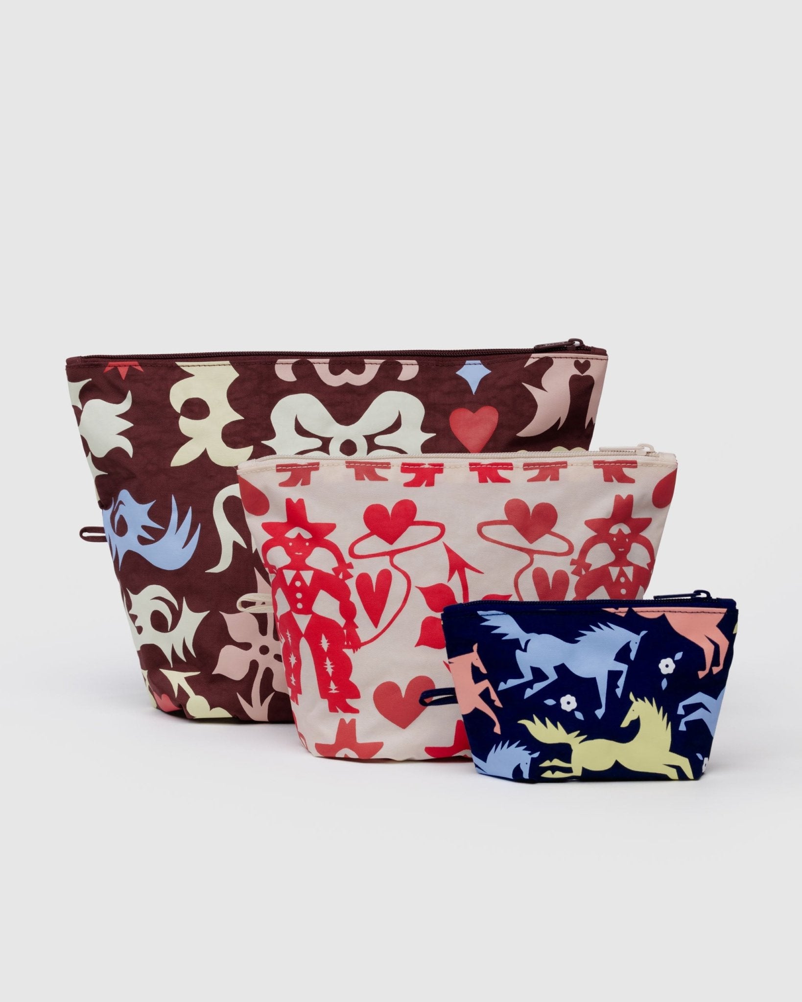 Baggu Go Pouch SetWestern Cut - outs7