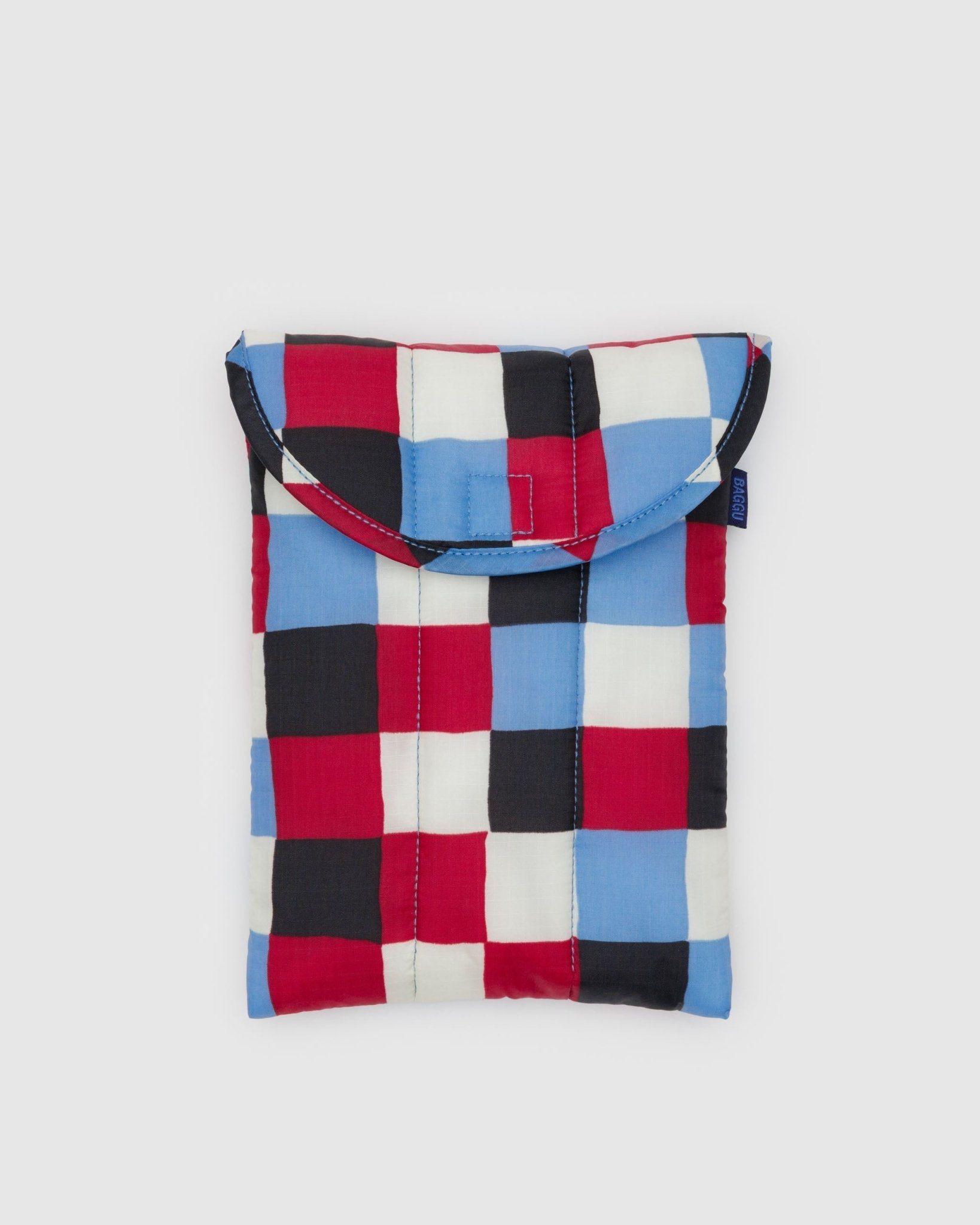 Baggu Puffy Tablet SleevePainted Check3