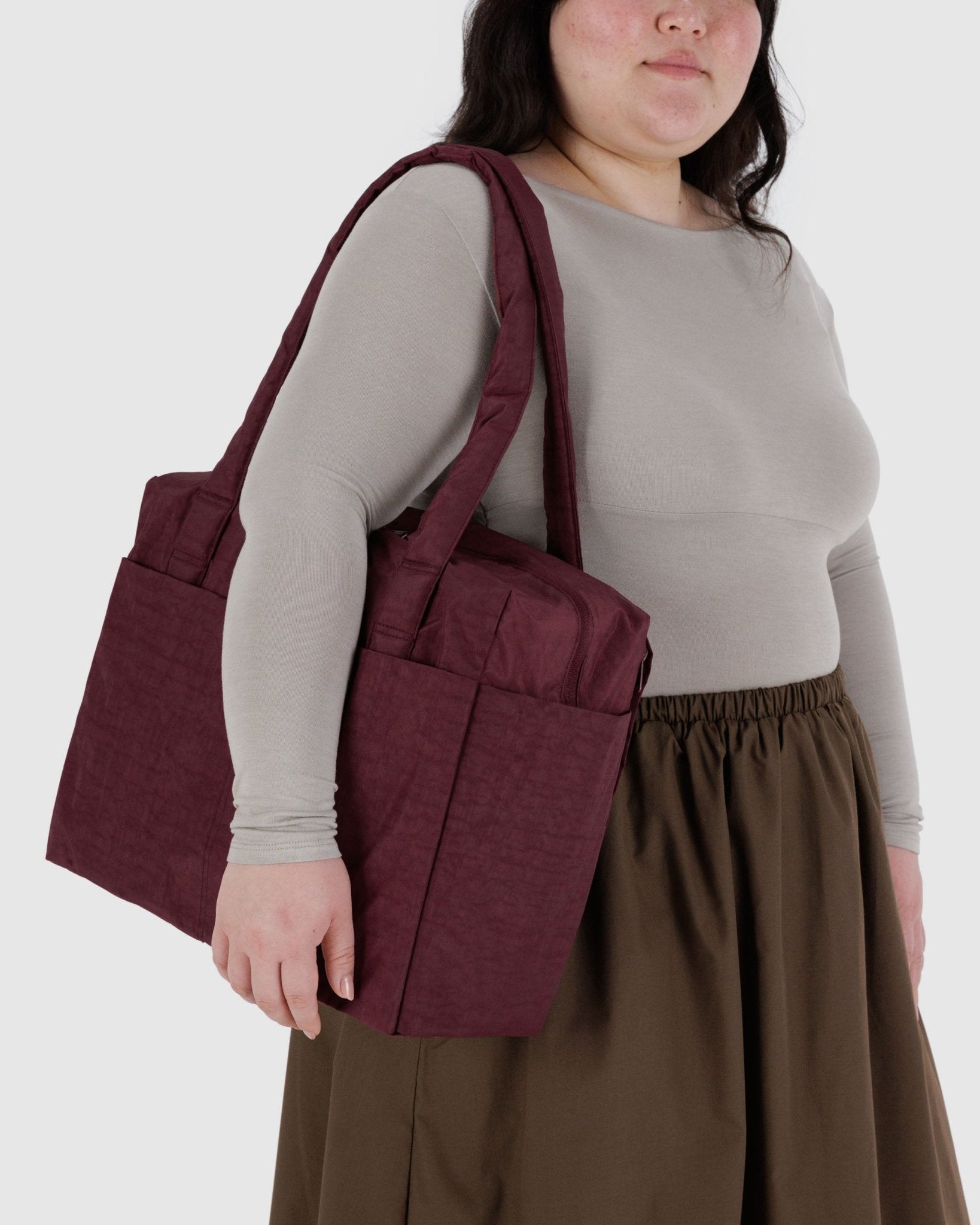 Baggu Small Cloud Carry OnMahogany13