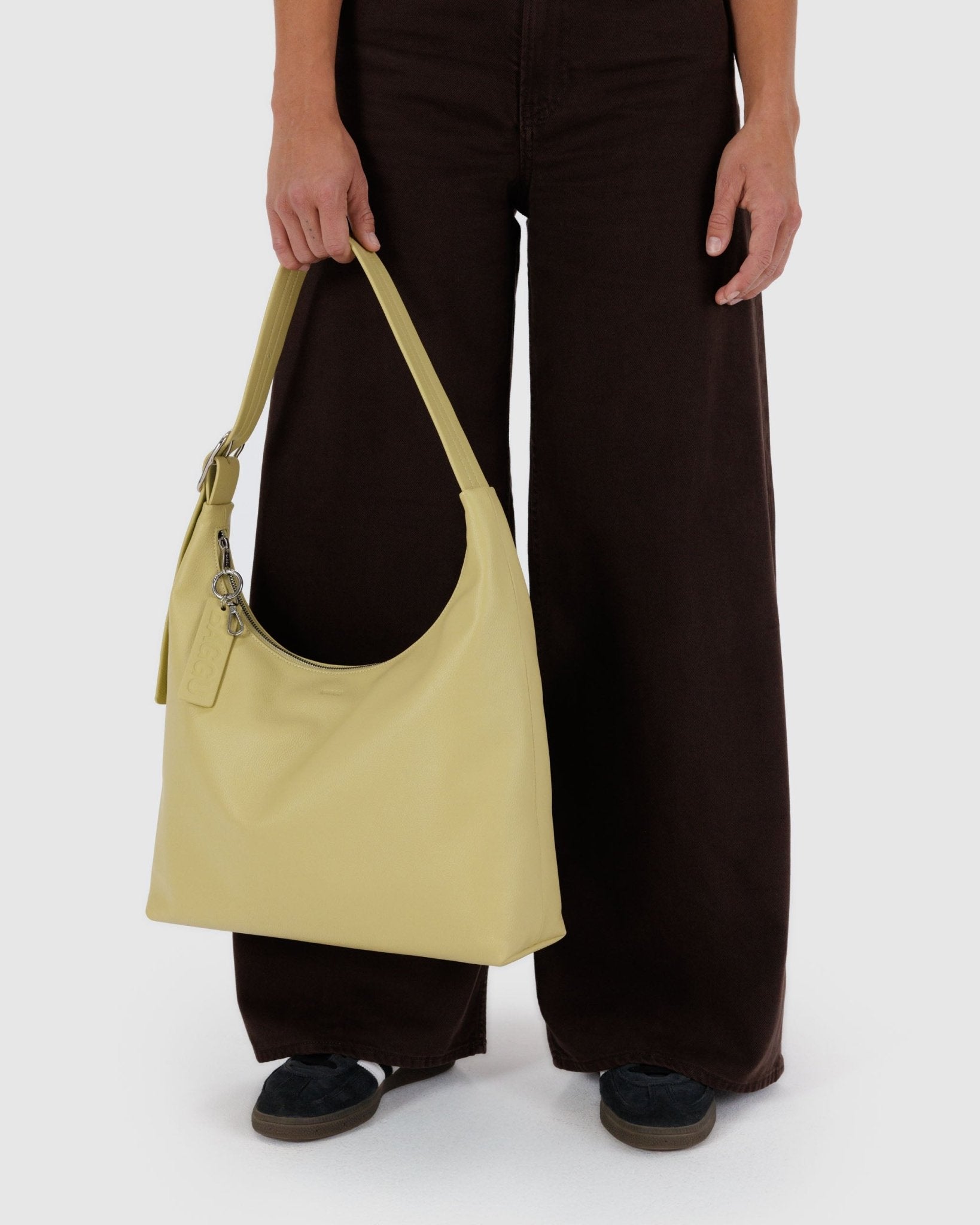 Baggu Recycled Leather Shoulder Bag - ANNIE.G