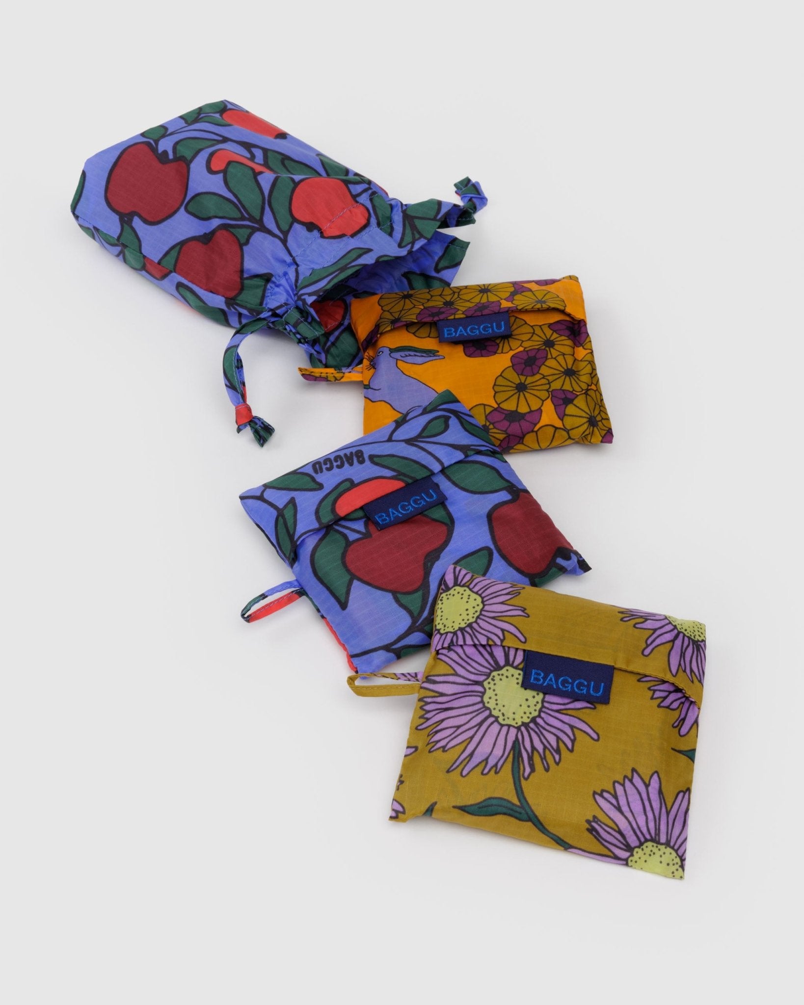 Standard Baggu Bag Set of 3Night Orchard4