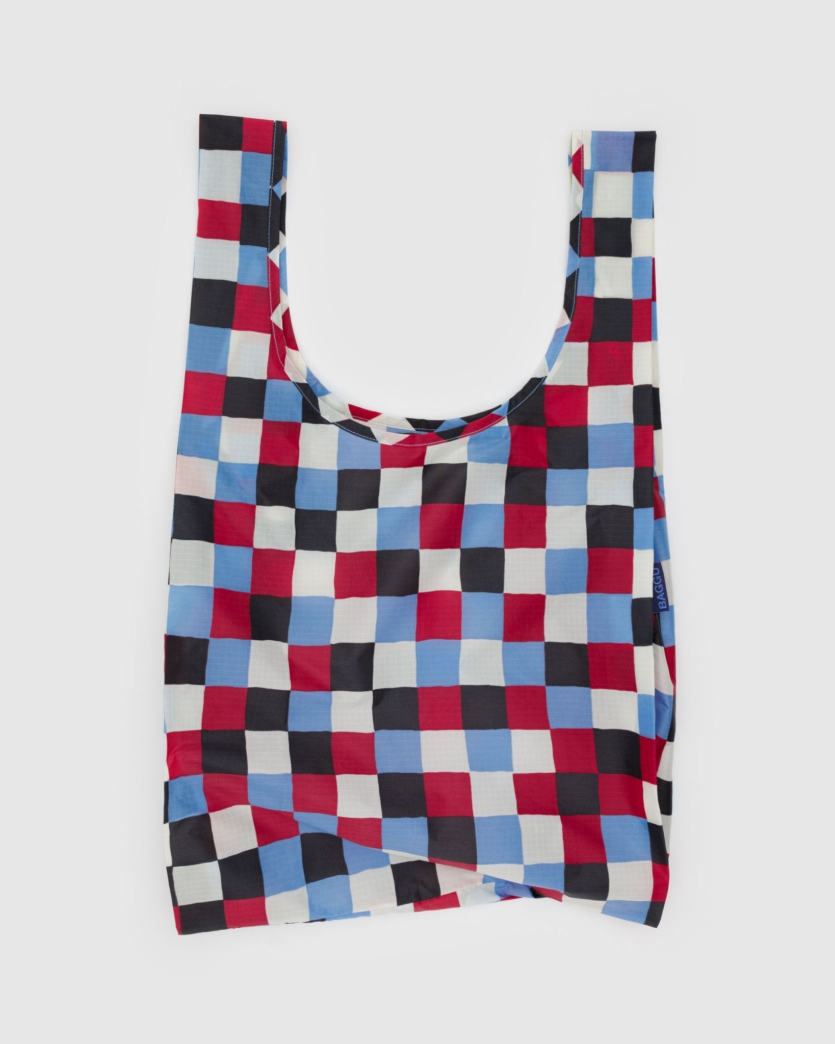 Standard Baggu Reusable Bag in Painted Check12