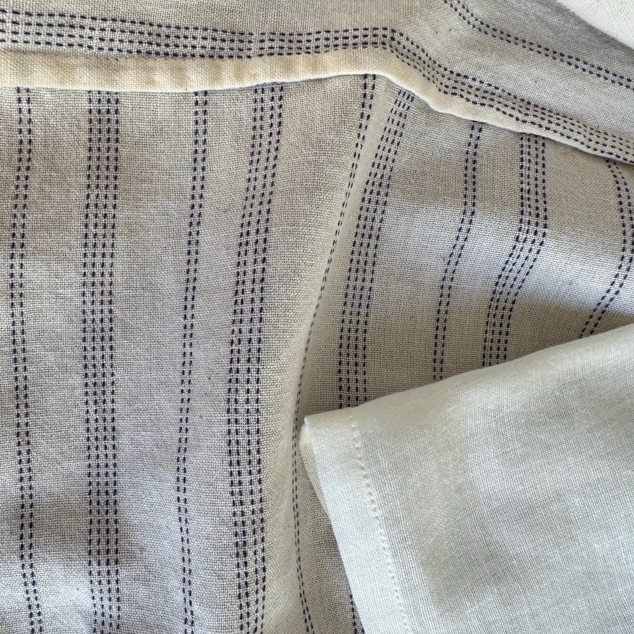 Bridget Dress in Cream Indigo - ANNIE.G