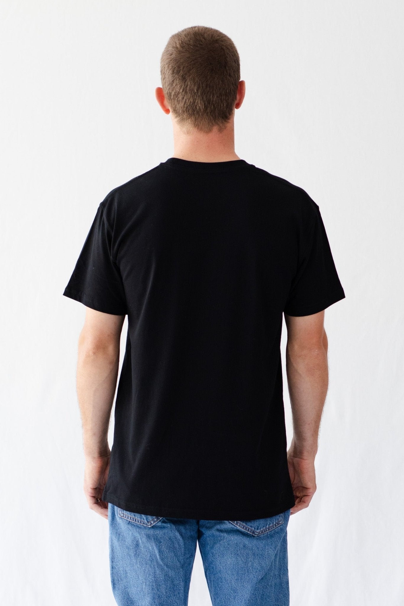 Camo Mens ENERGY T-Shirt in Black - ANNIE.G