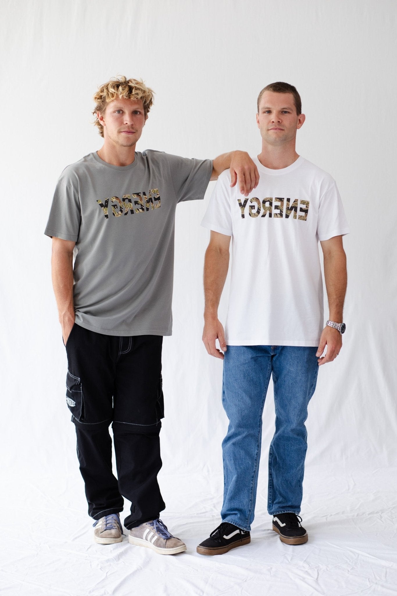 Camo Mens ENERGY T-Shirt in Granite - ANNIE.G