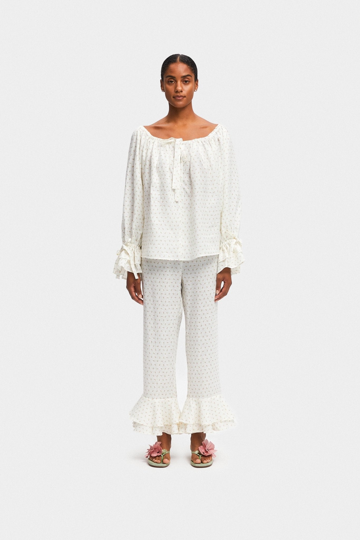 Cha - Cha Linen Lounge Set - ANNIE.G