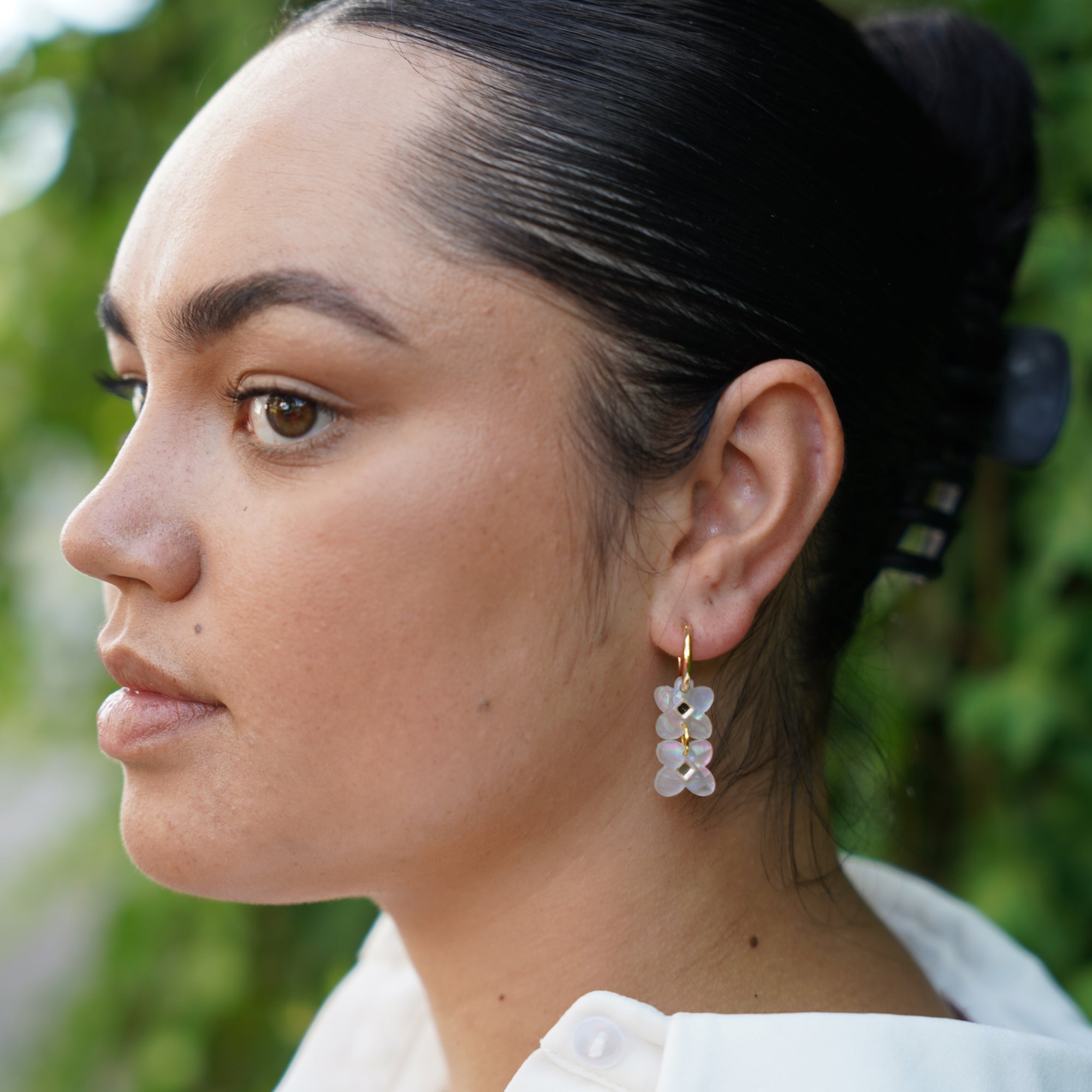 Clover Huggies Earring - ANNIE.G