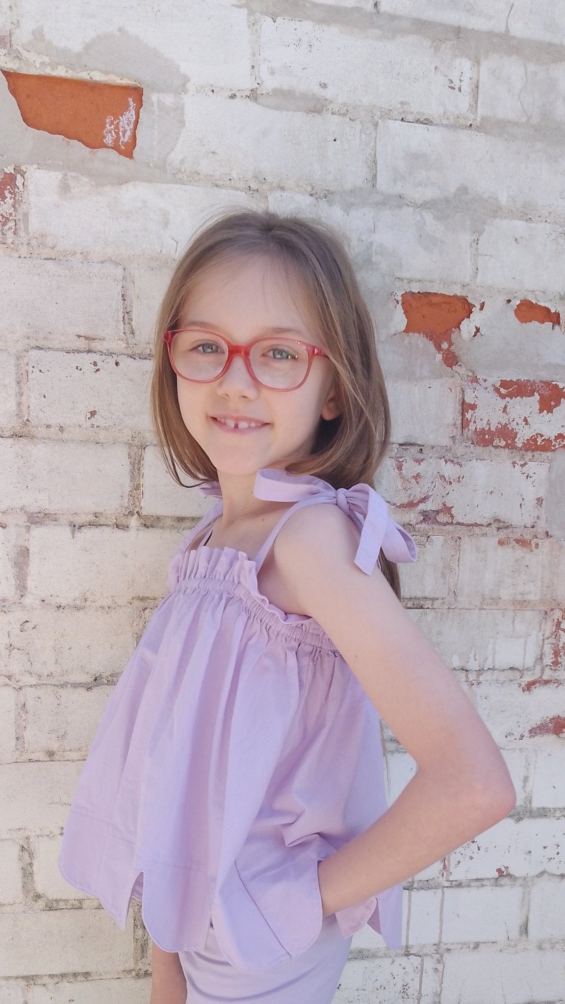Girls Curved Hem Top and Shorts Set - ANNIE.G
