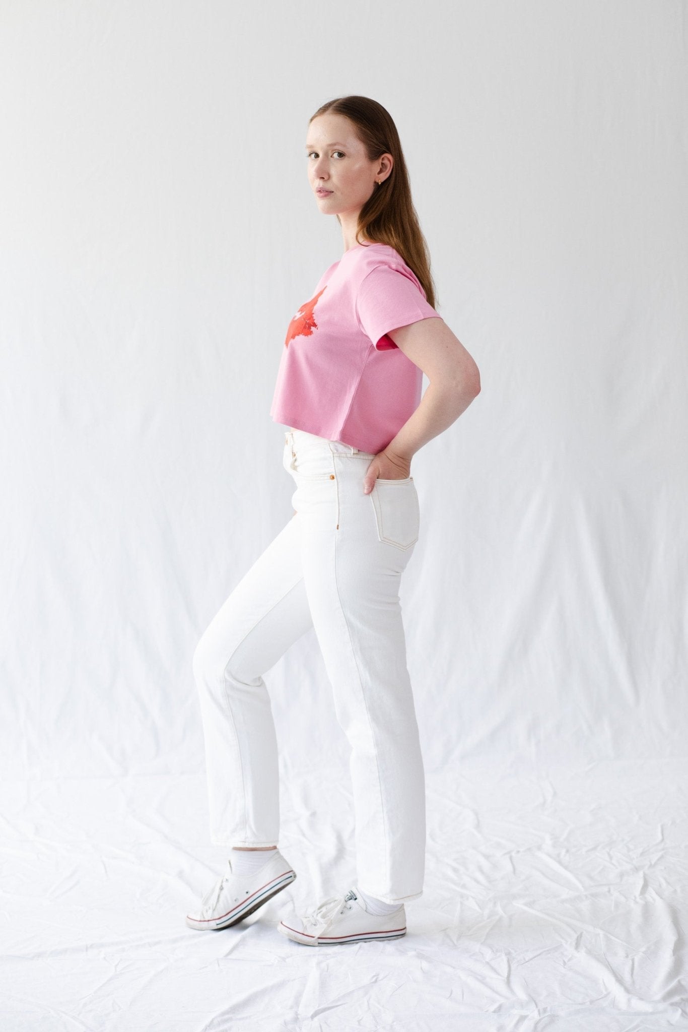 Lips Crop T-Shirt - ANNIE.G