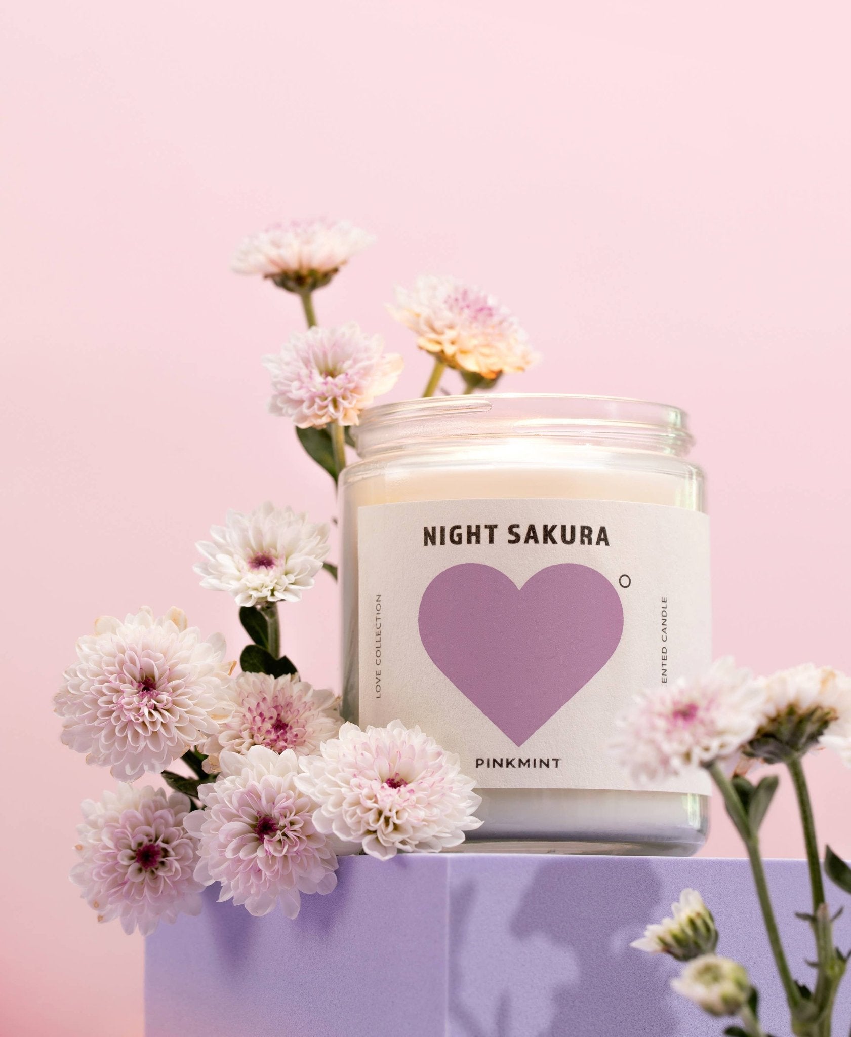 Night Sakura Soy Candle, 250ml - ANNIE.G