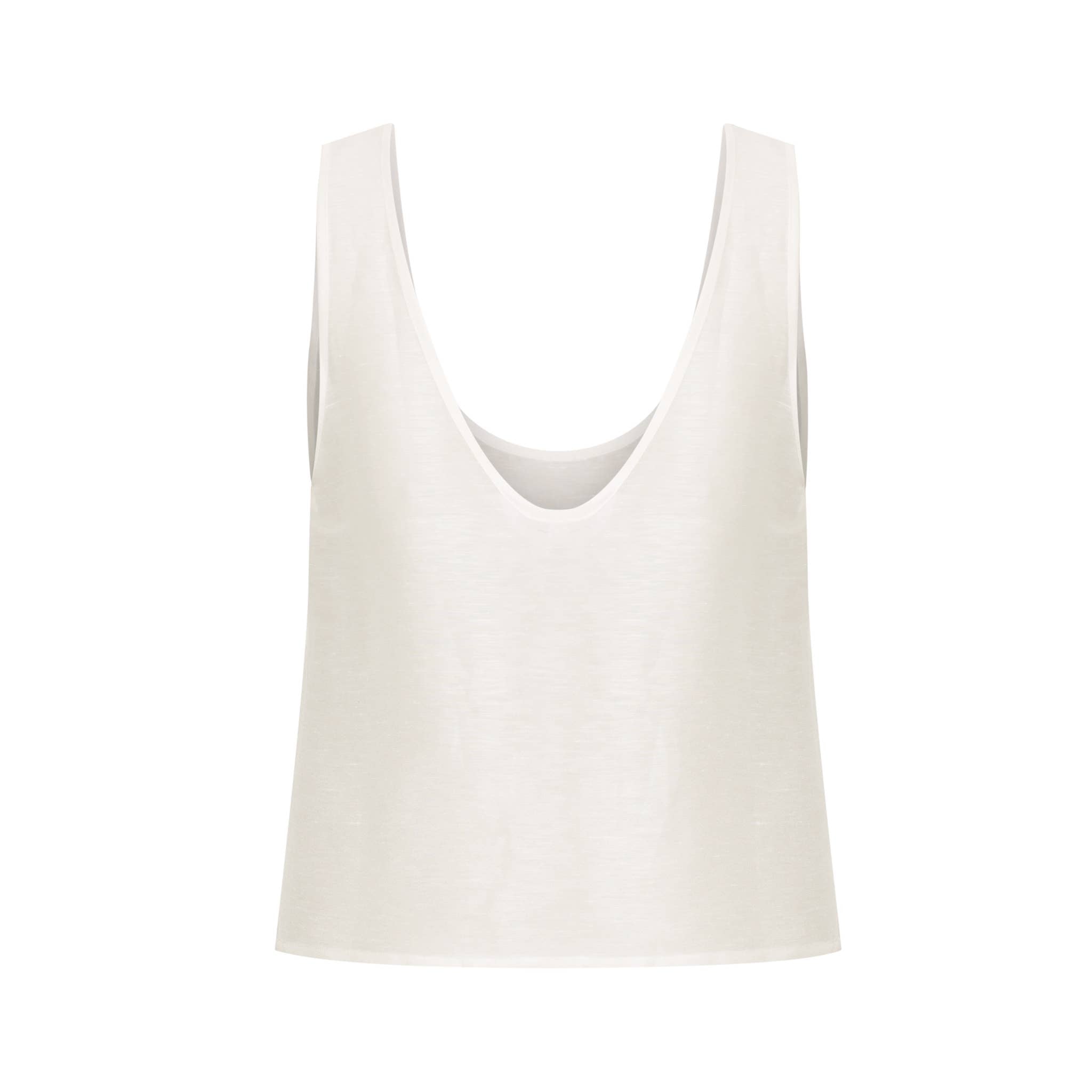 Sofia Cami Top in White - ANNIE.G