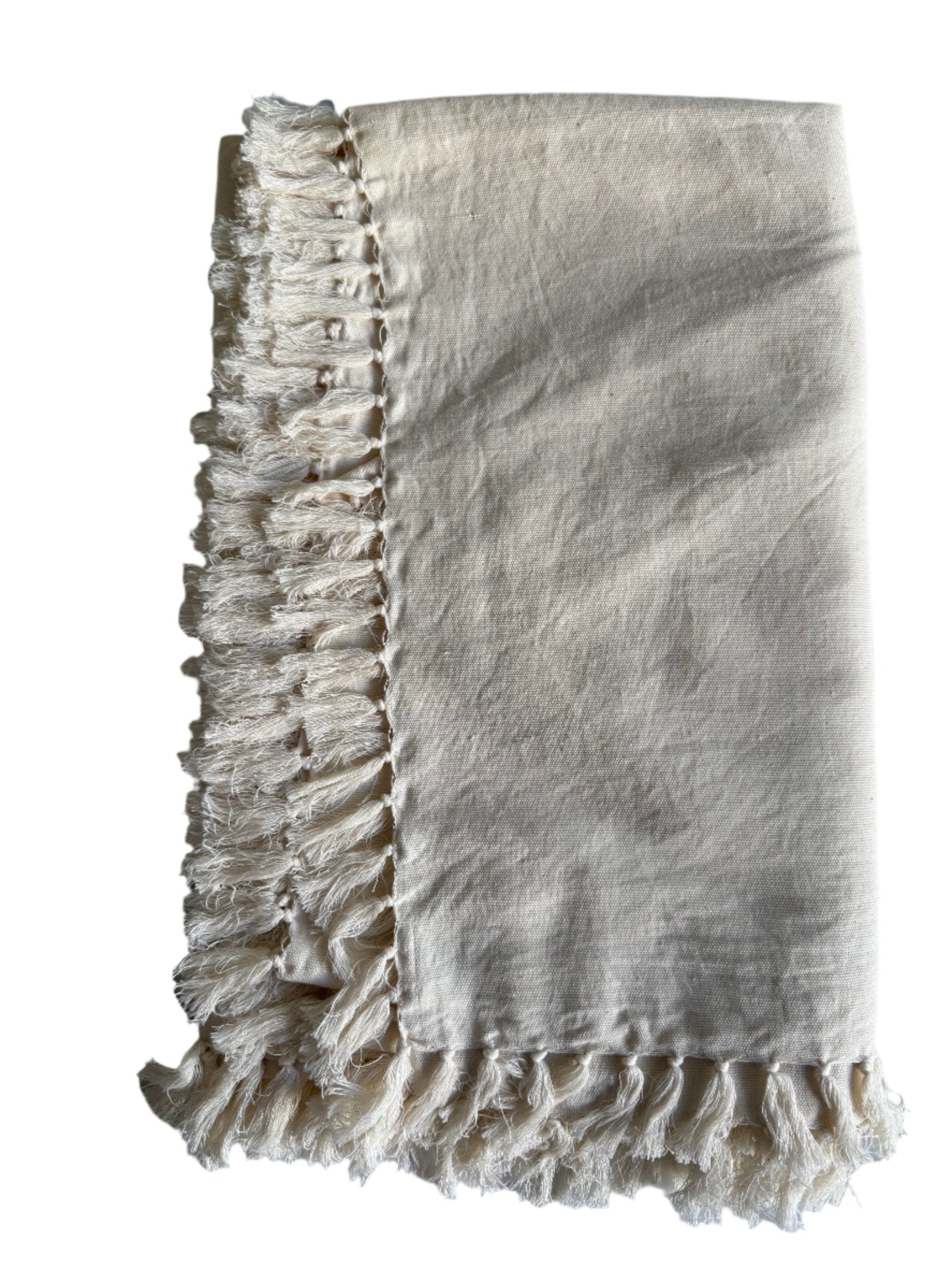 Tablecloth Cotton Square in Natural - ANNIE.G