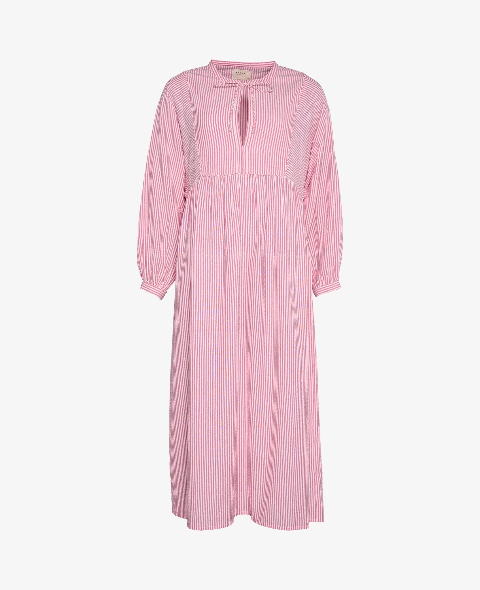 Vera Cotton Dress in Red and White - ANNIE.G