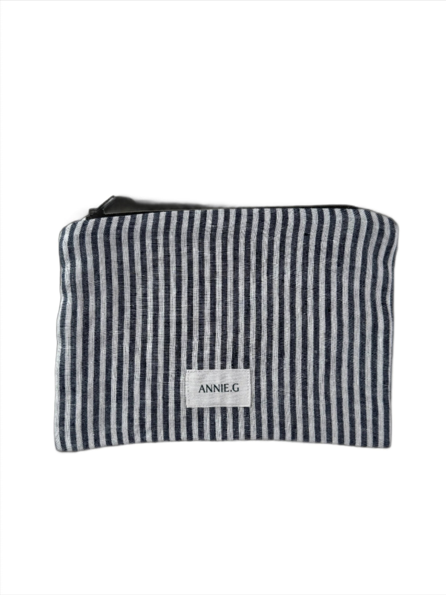 Zipper Pouch - Navy Stripe - ANNIE.G
