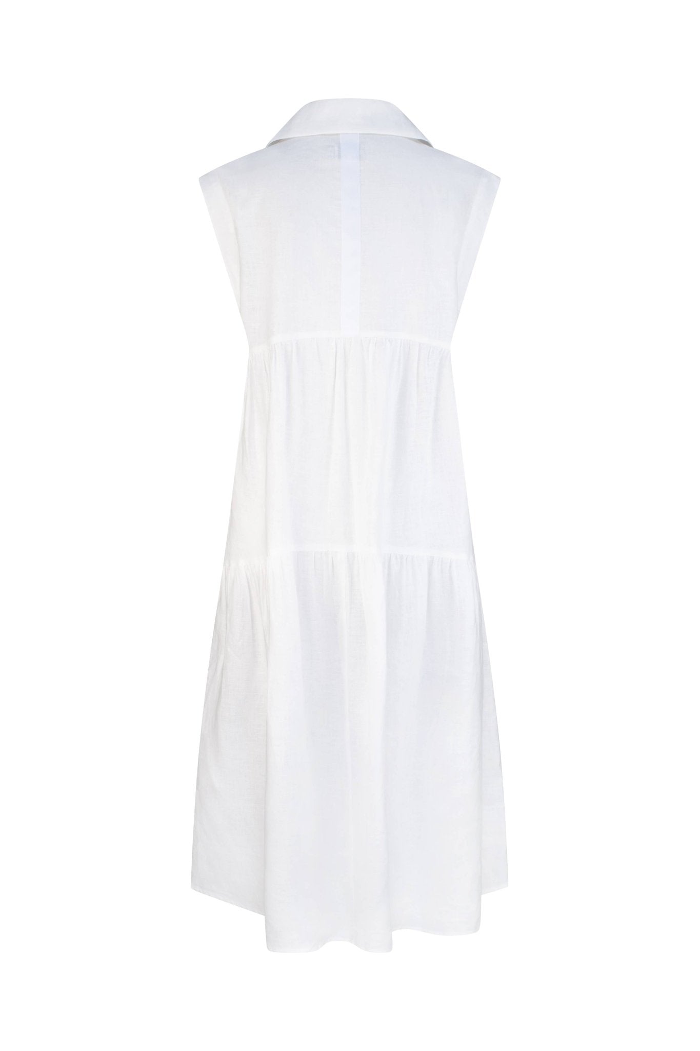 Back of sleeveless ivory dress - ANNIE.G