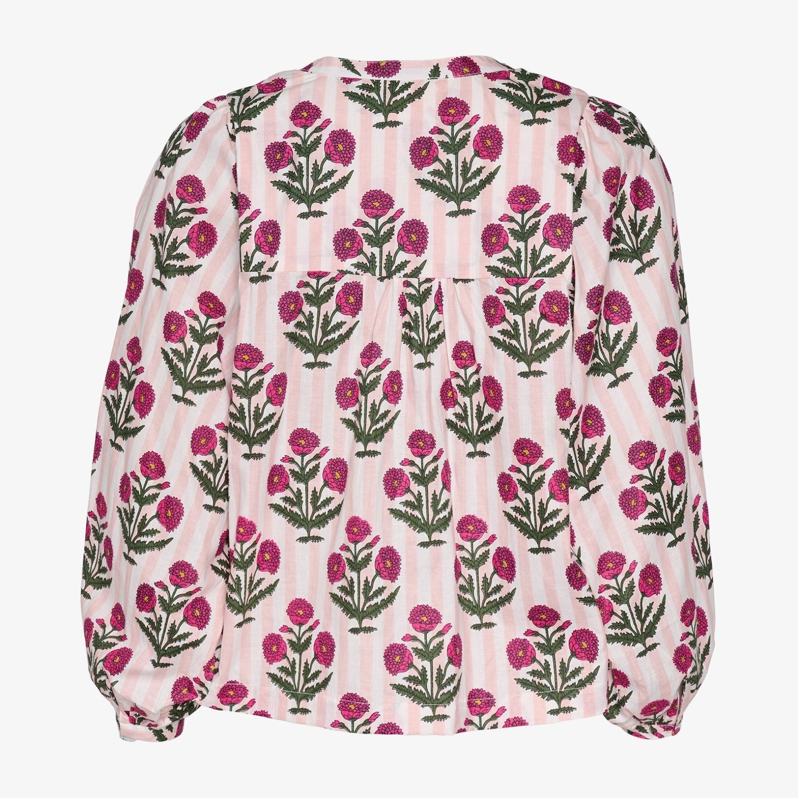 Back of Lara Organic Cotton Top in Cherry Bloom - ANNIE.G