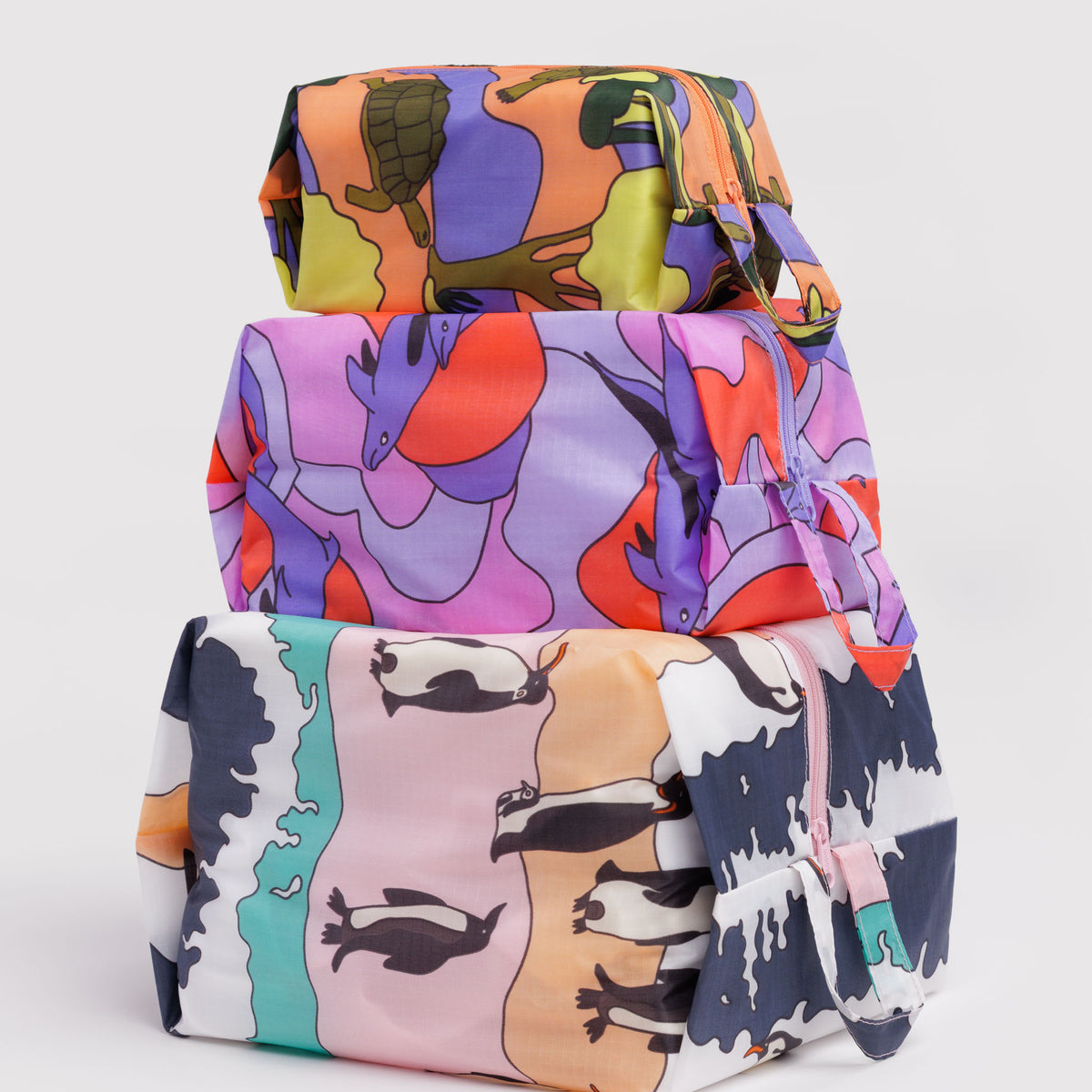 Baggu 3D Zip Set - Lightweight for Travel and Everyday Use