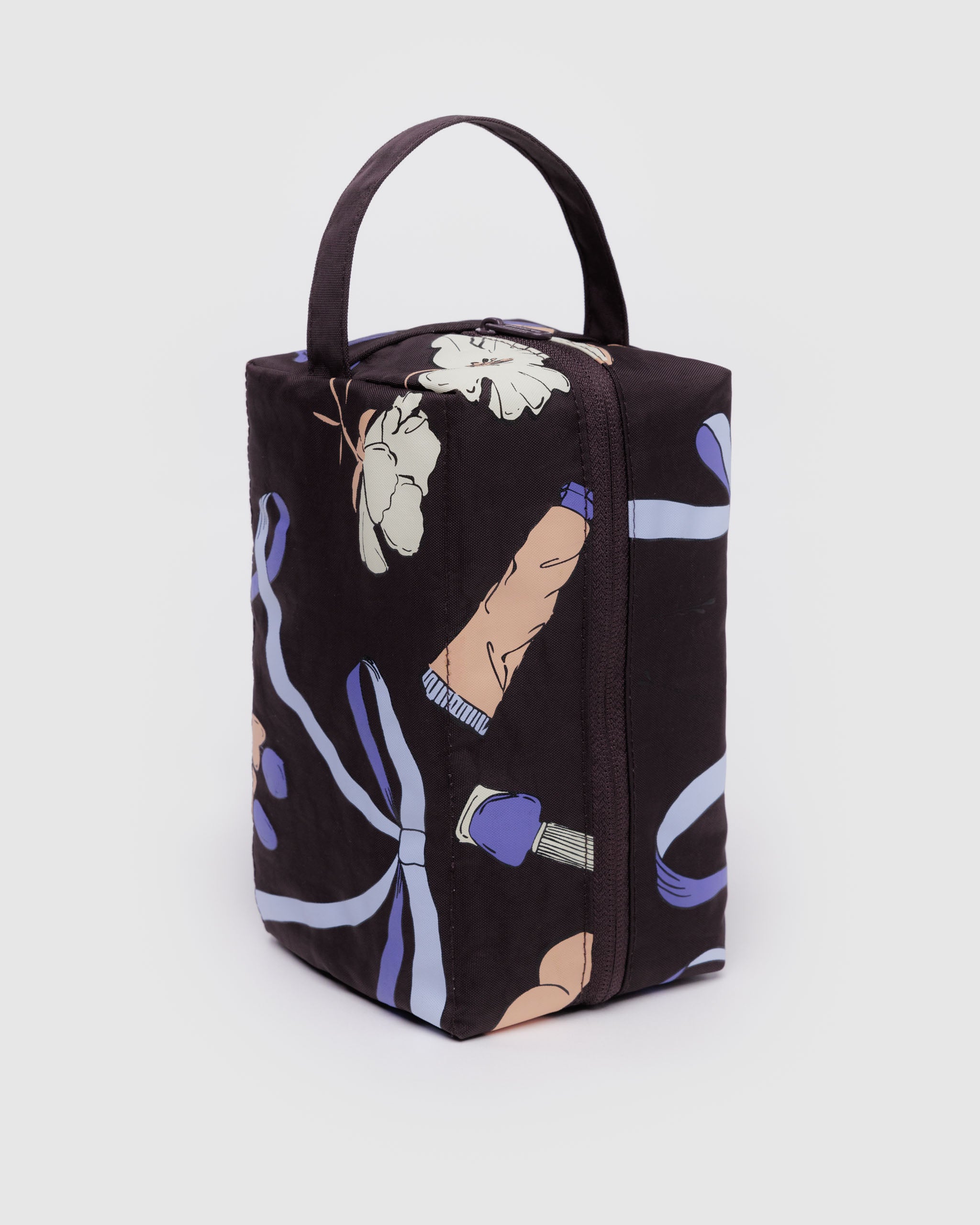 chocolate-plum-dopp-kit-with-makeup-prints-closed-zip