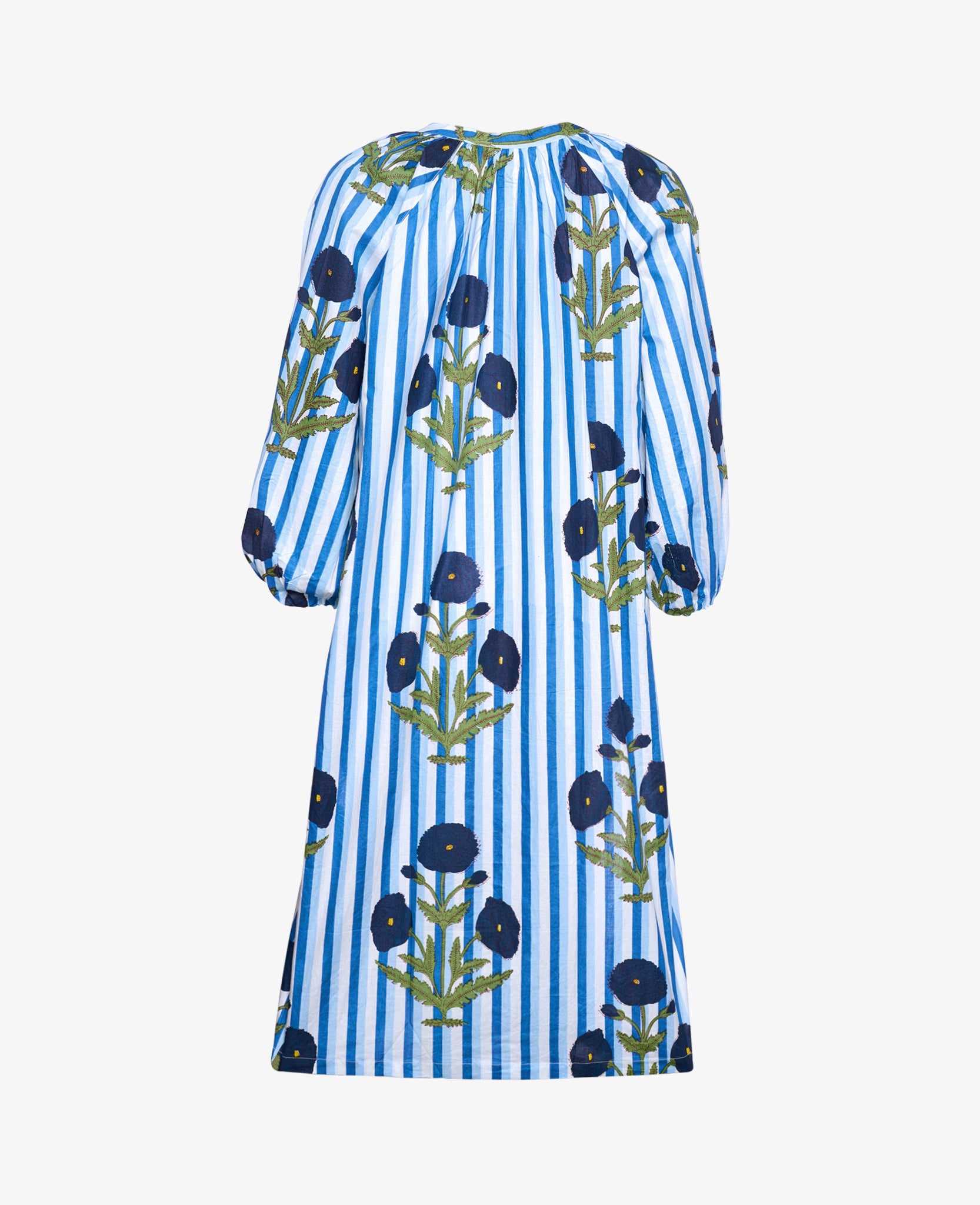 Lara Organic Cotton Dress - True Blue