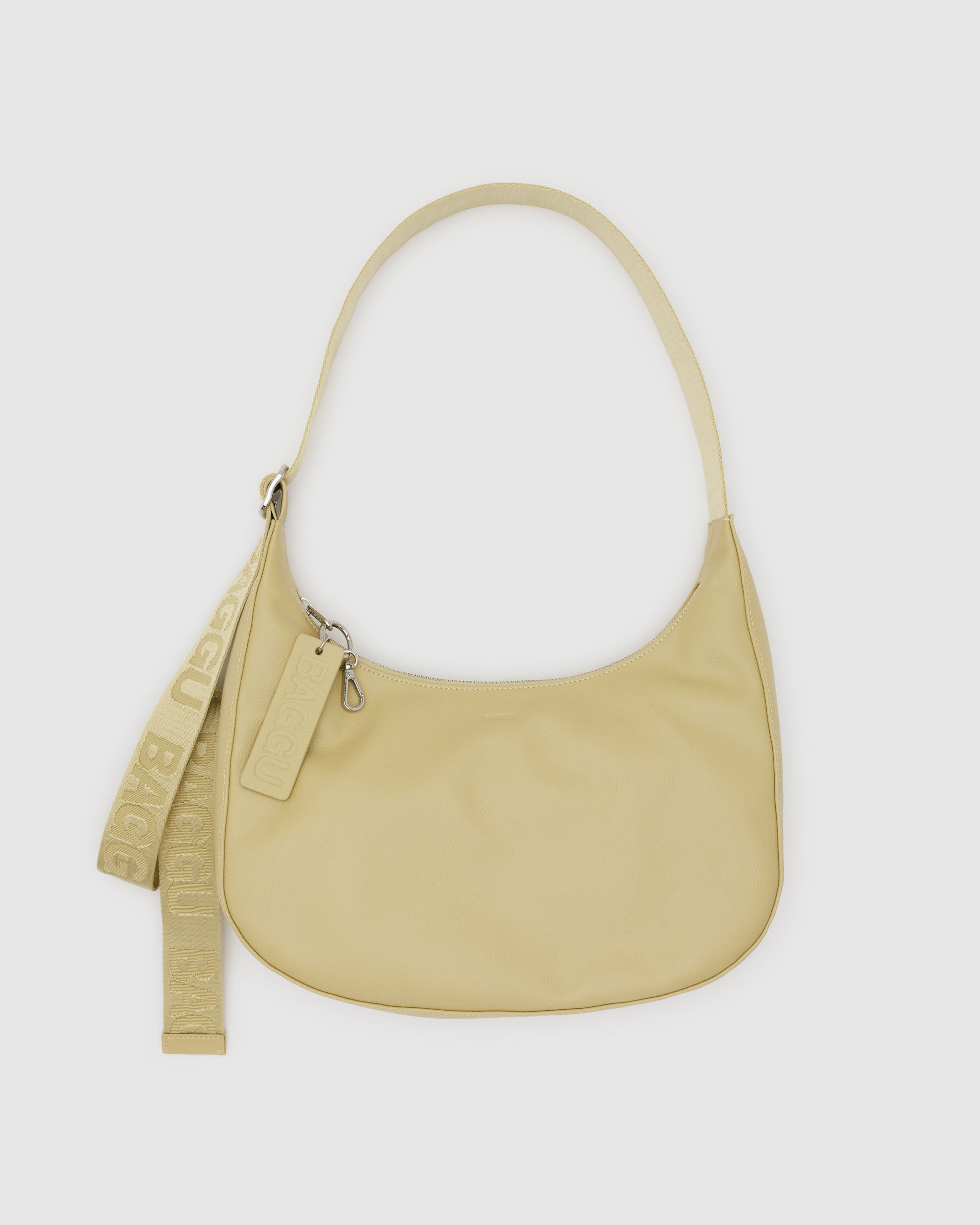 Baggu Medium Recycled Leather Crescent Bag