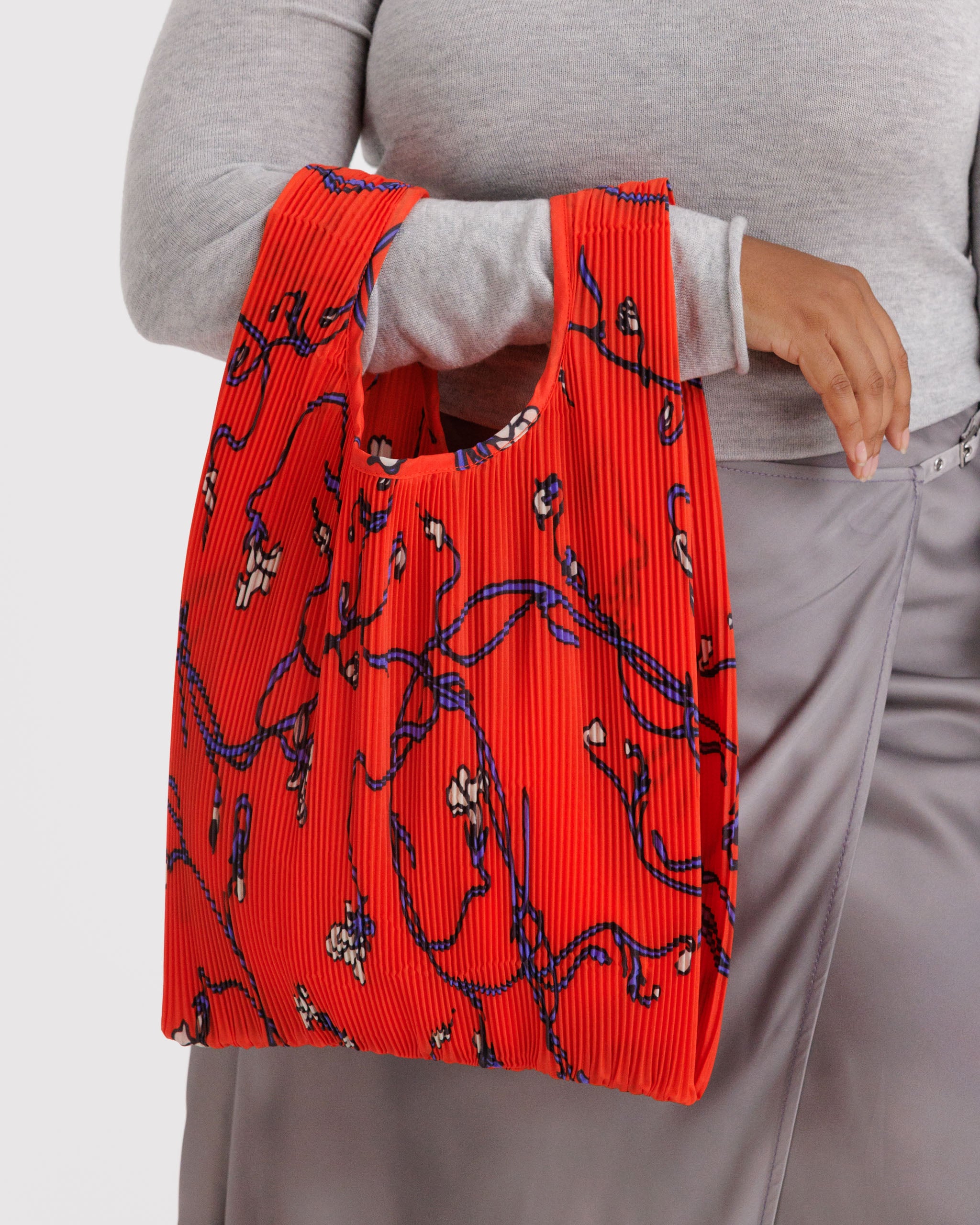 Baggu Pleated Baggu Reusable Tote Bag