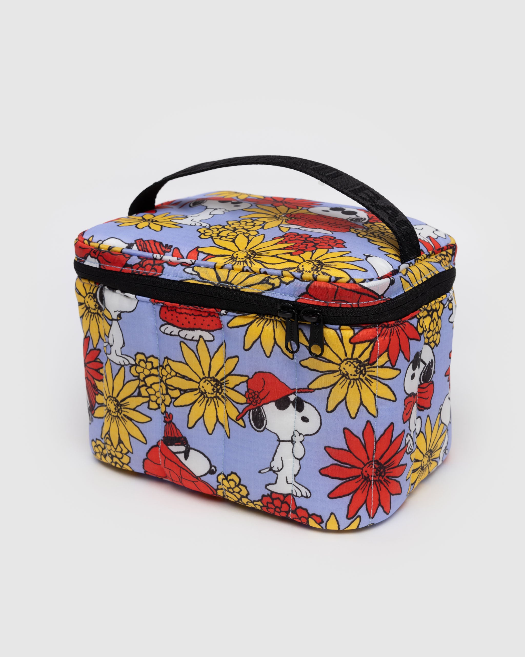 flowers-and-snoopy-on-lunch-bag
