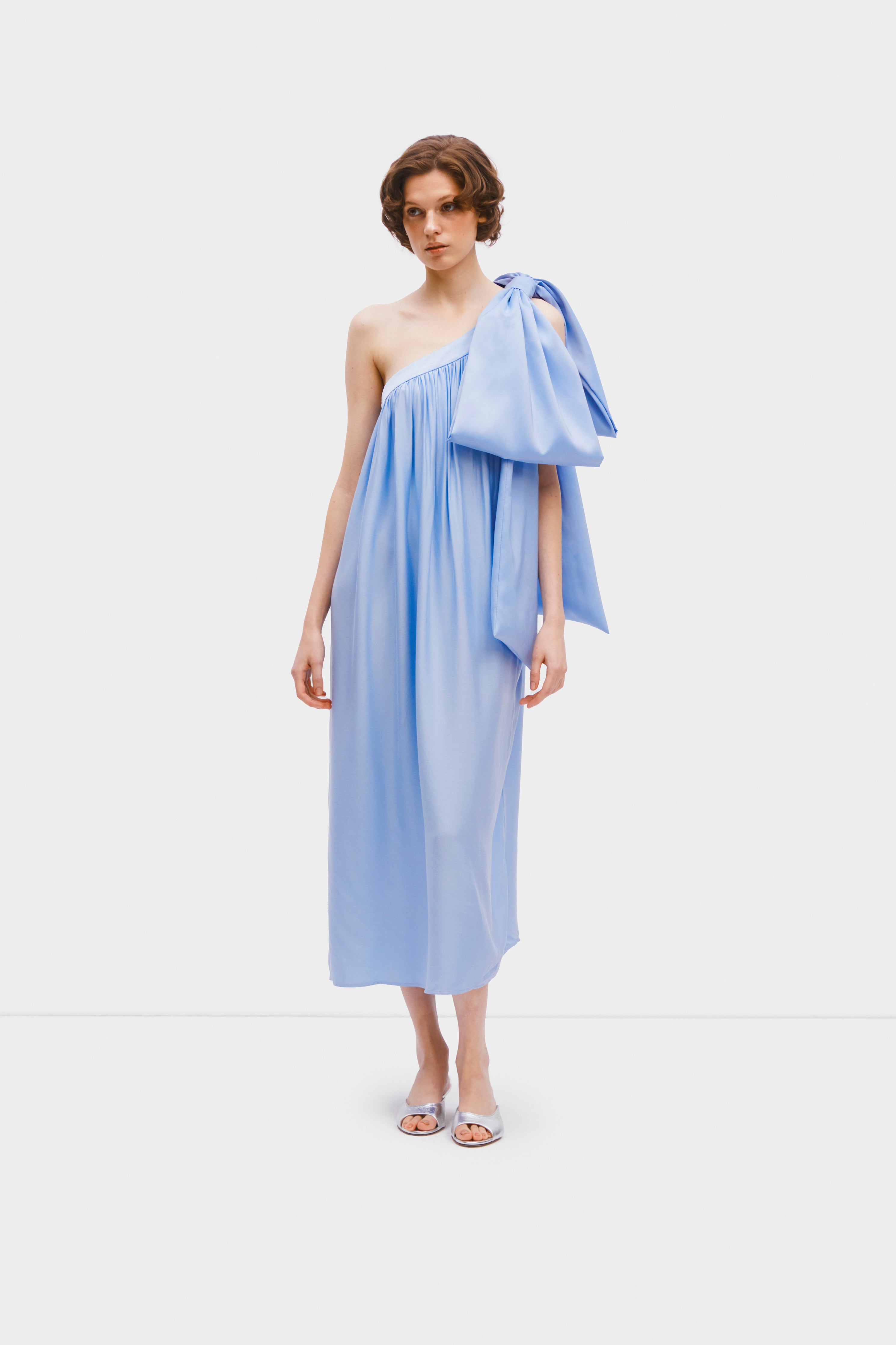 Venus Maxi Dress in Blue