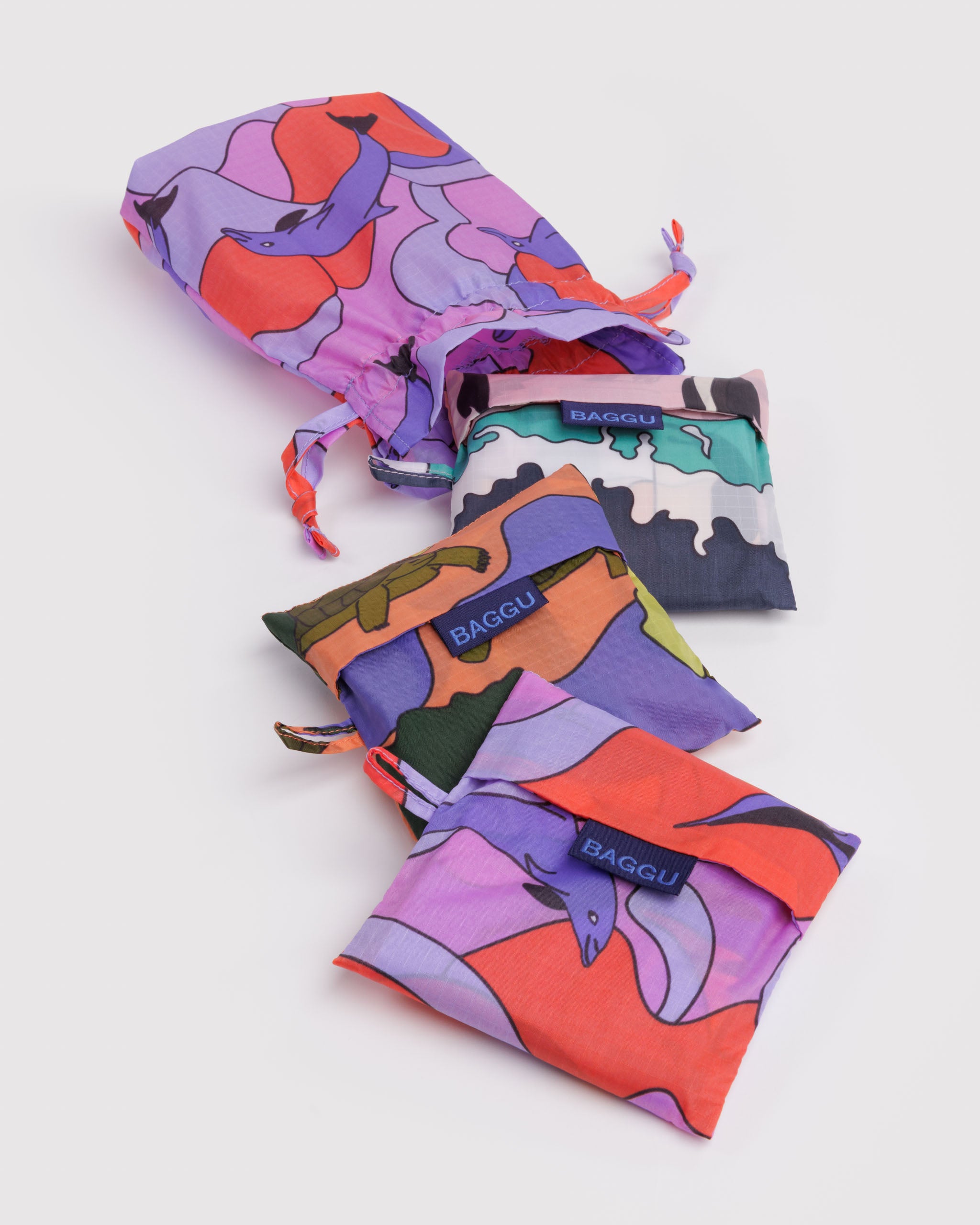 Baggu Standard Baggu Reusable Tote Bag Set of 3
