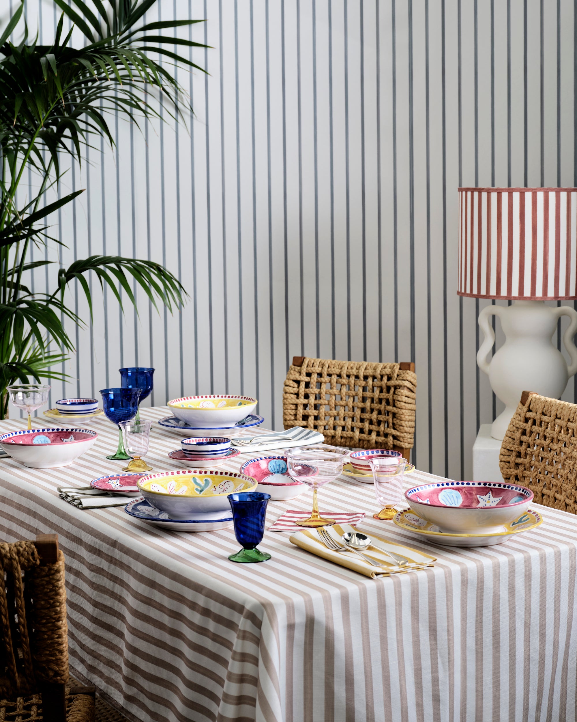 Striped Tablecloth