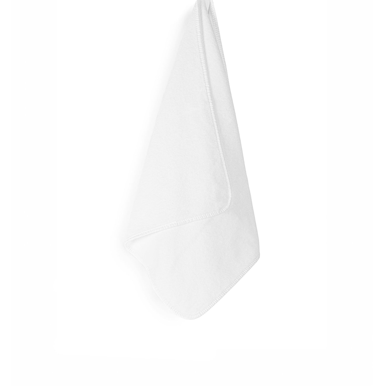 AG Cool Sports Towel in White hanging on sewn in loop - ANNIE.G