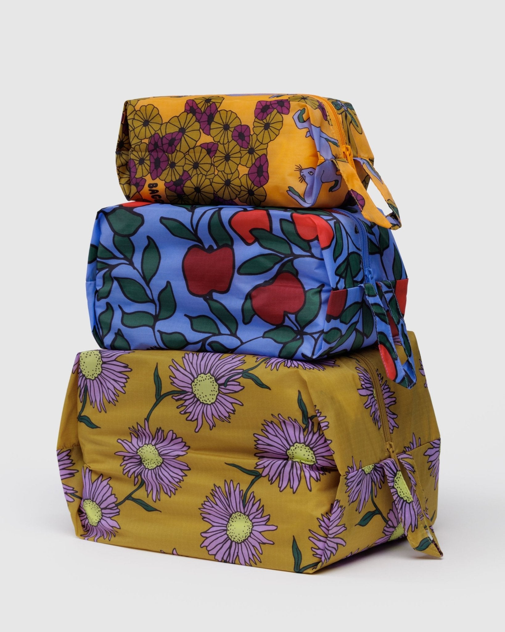Baggu 3D Zip SetNight Orchard1