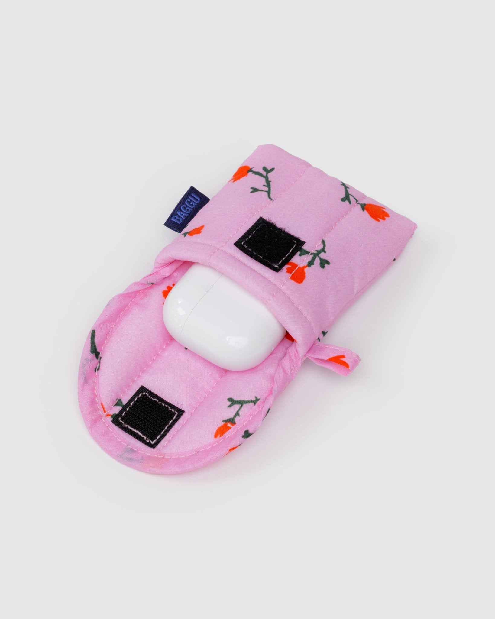 Baggu Puffy Earbuds CasePainted Wildflower2