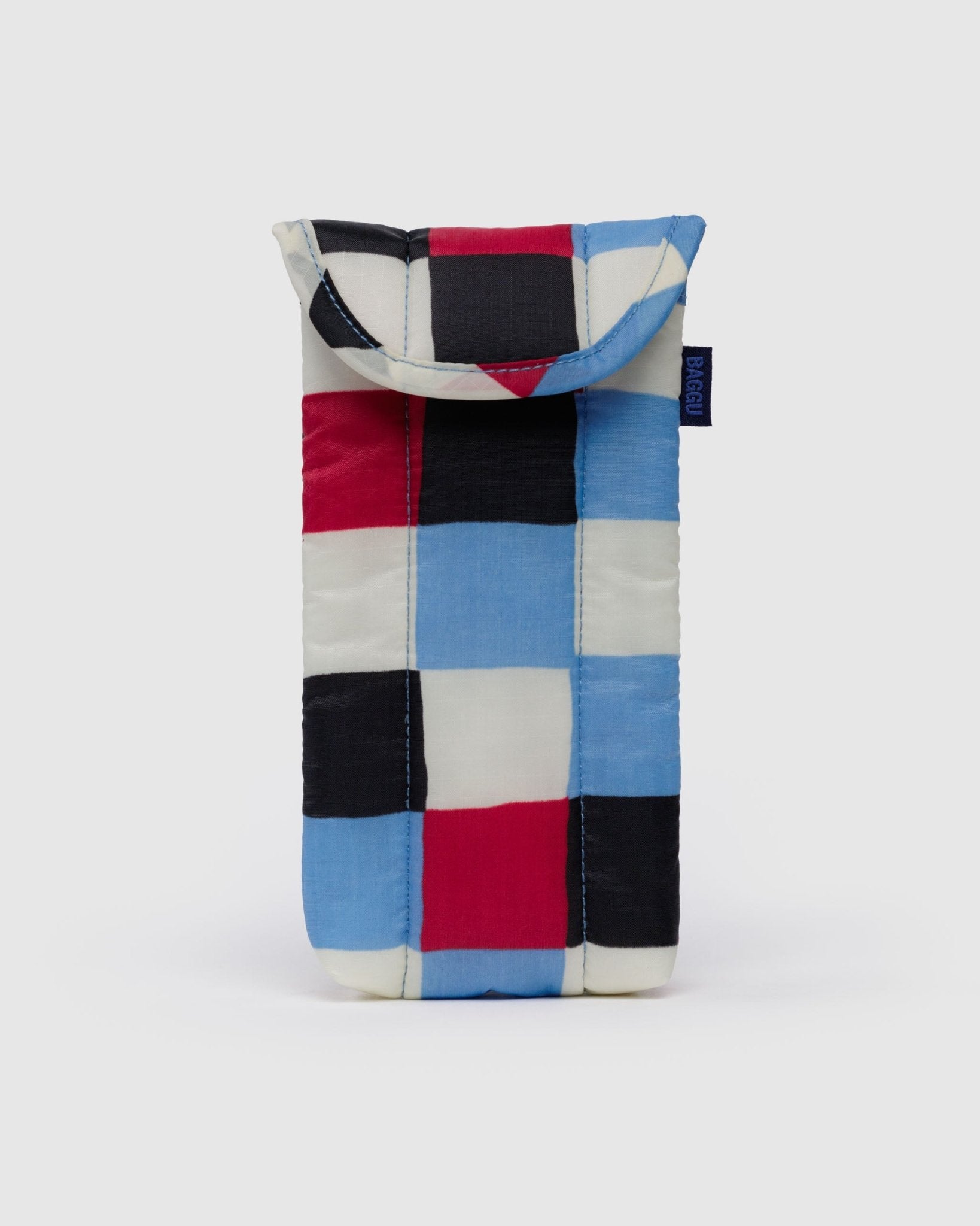 Baggu Puffy Glasses SleevePainted Check7