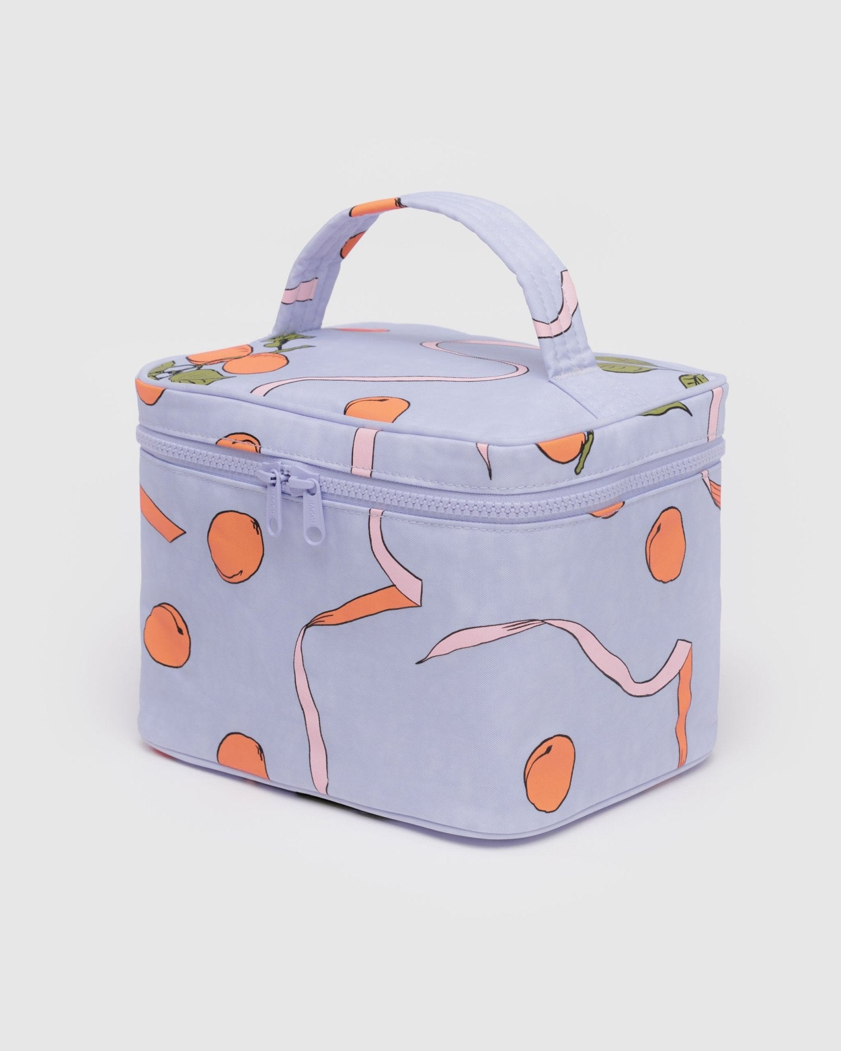 Baggu Large Cosmetic Case - Apricots and Ribbons - ANNIE.G