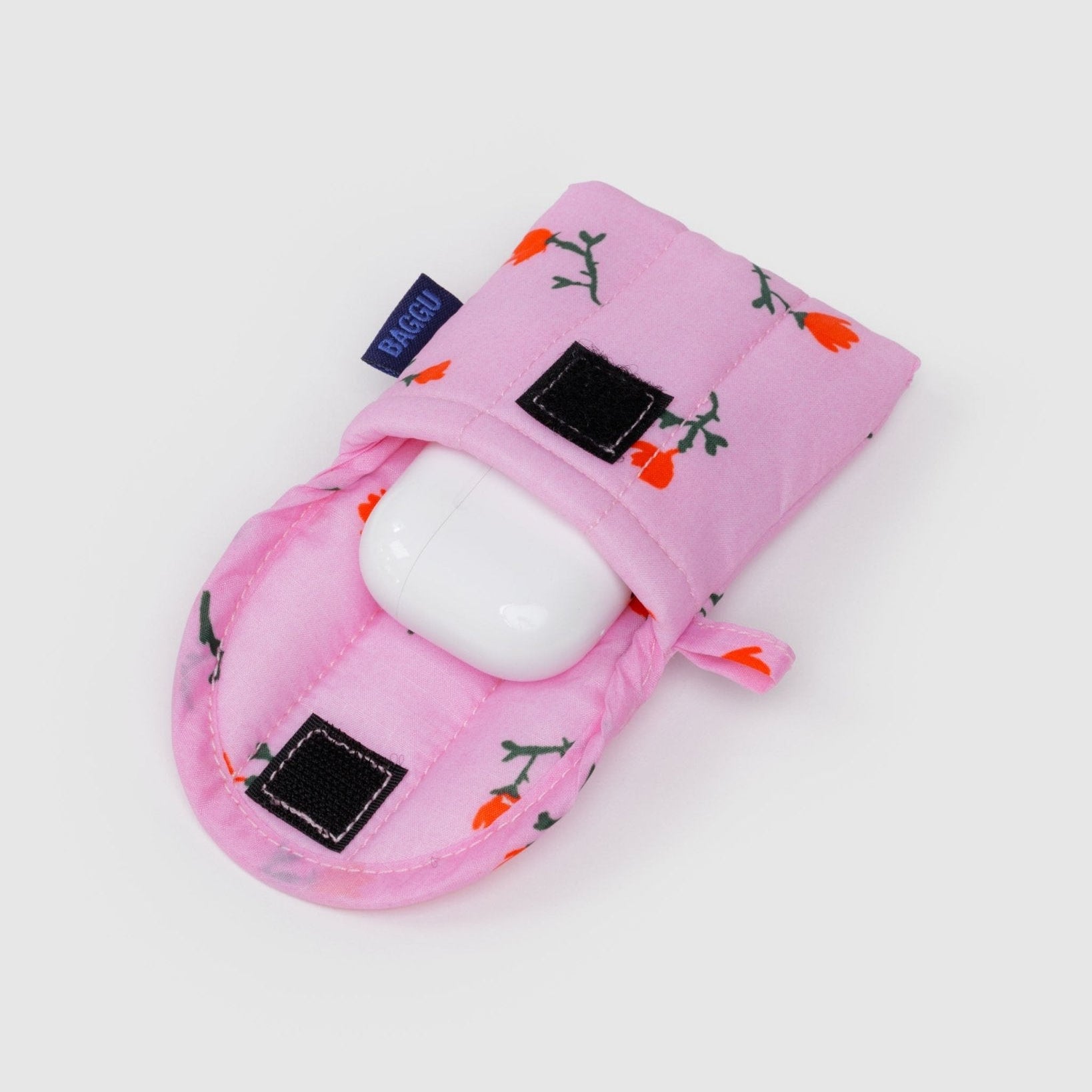 Baggu Puffy Earbuds CasePainted Wildflower2