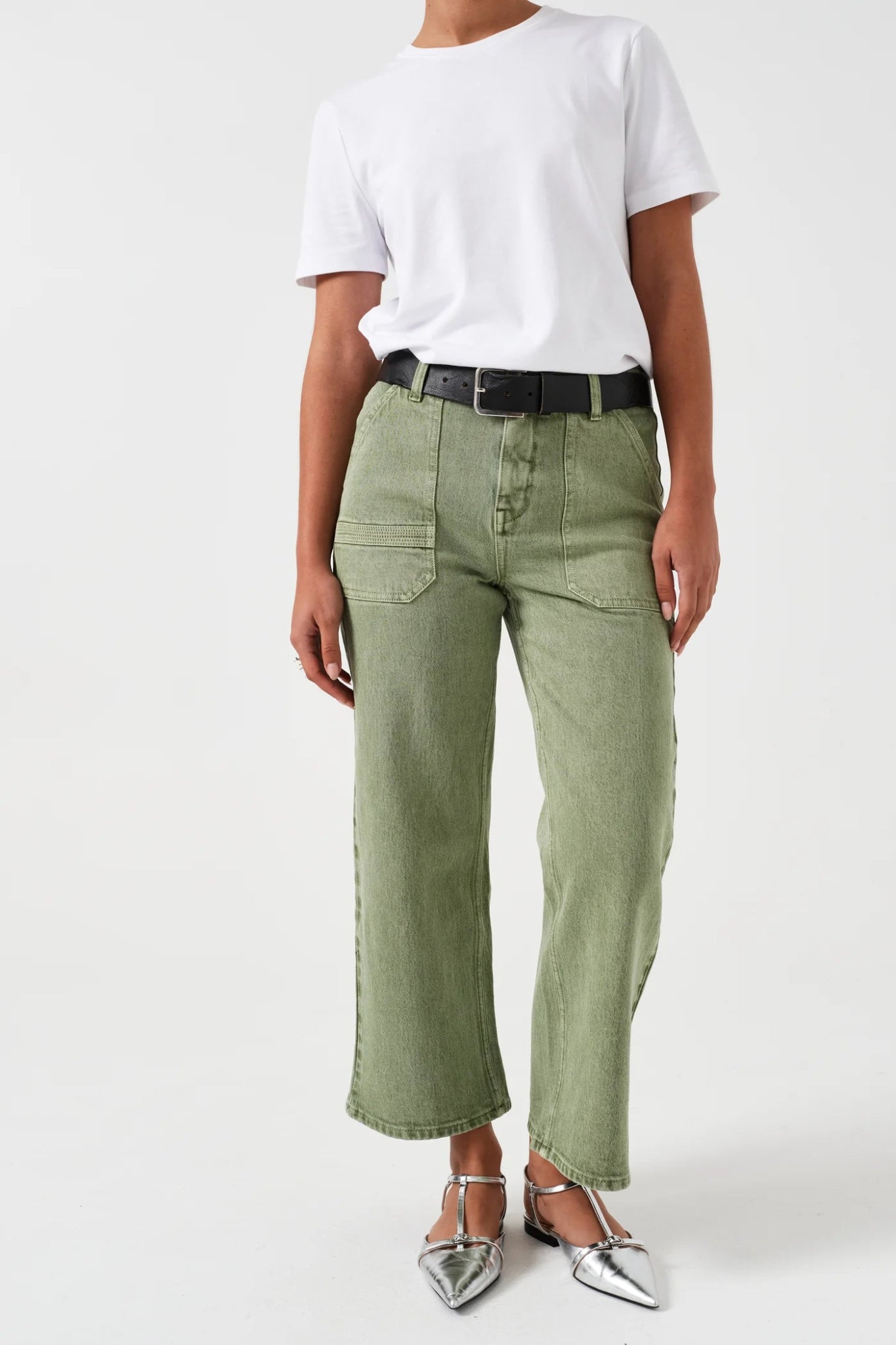 Elodie Jean in Vintage Moss - ANNIE.G