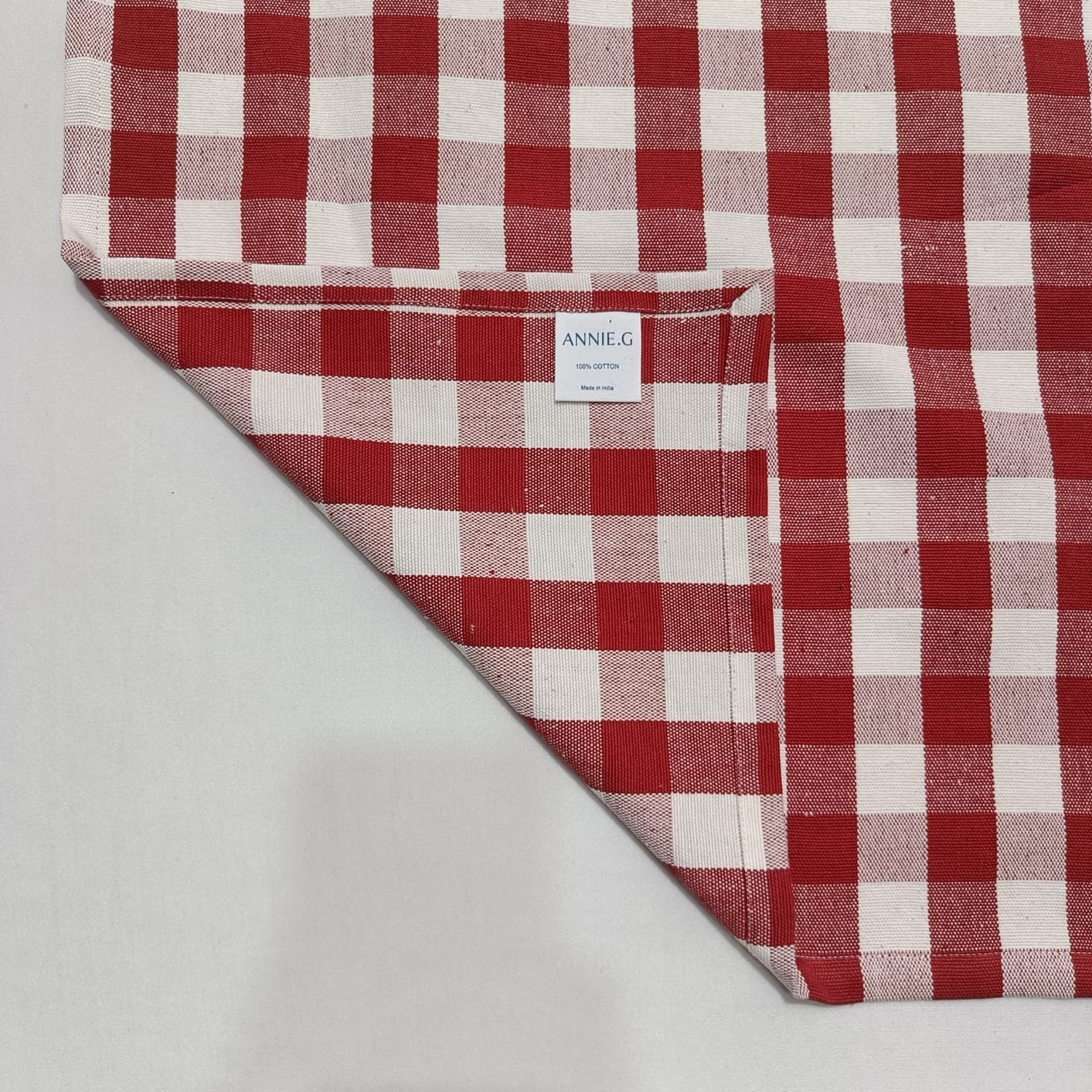 Napkins Coastline Check Set of 4 - ANNIE.G