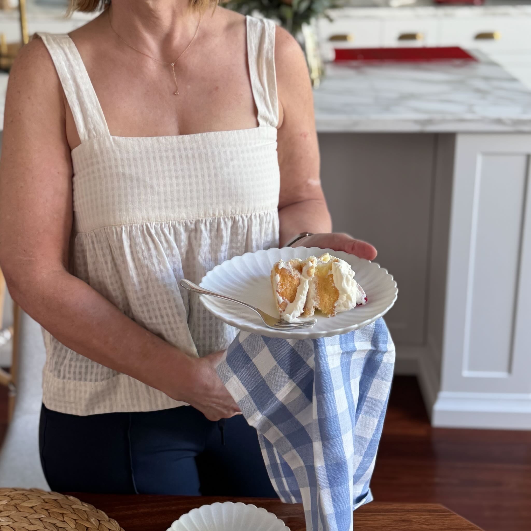 Napkins Coastline Check Set of 4 - ANNIE.G