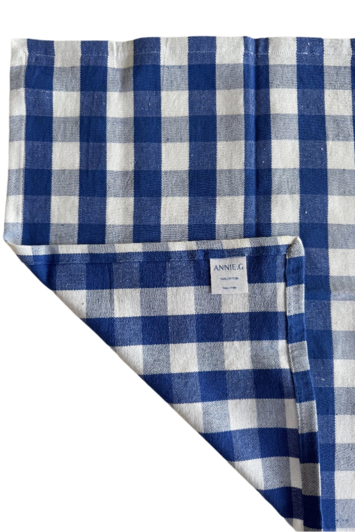 Napkins Coastline Check Set of 4 - ANNIE.G