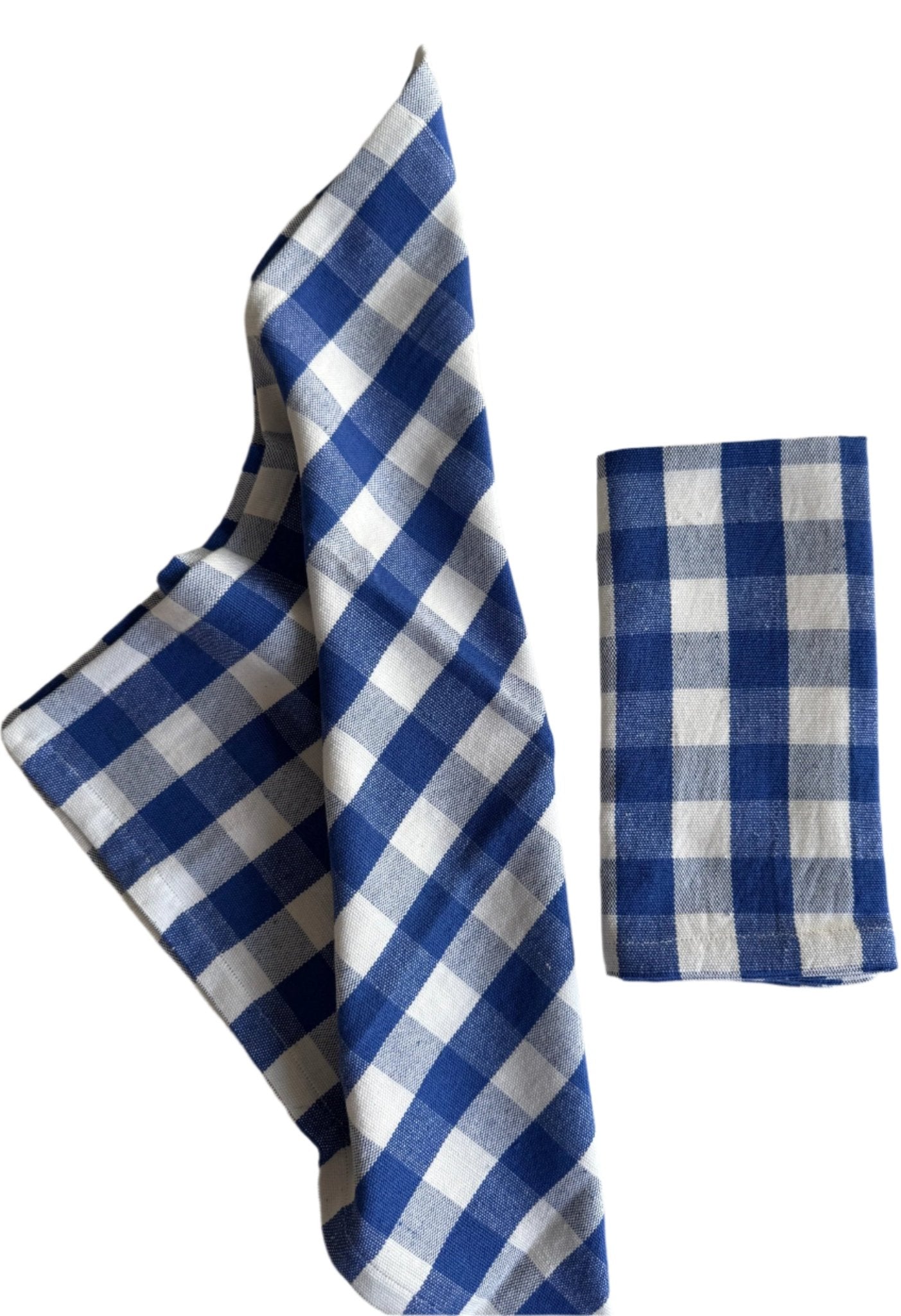 Napkins Coastline Check Set of 4 - ANNIE.G